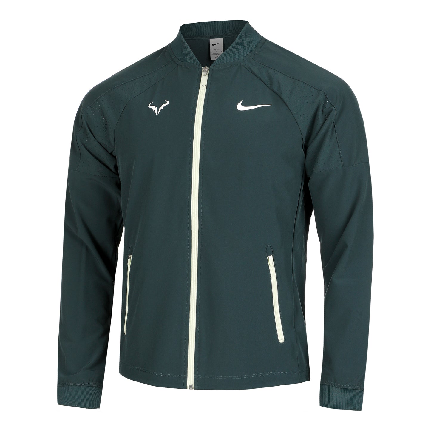 Nike Dri-Fit RAFA MNK Tréninková bunda Muži - tmavě zelená,