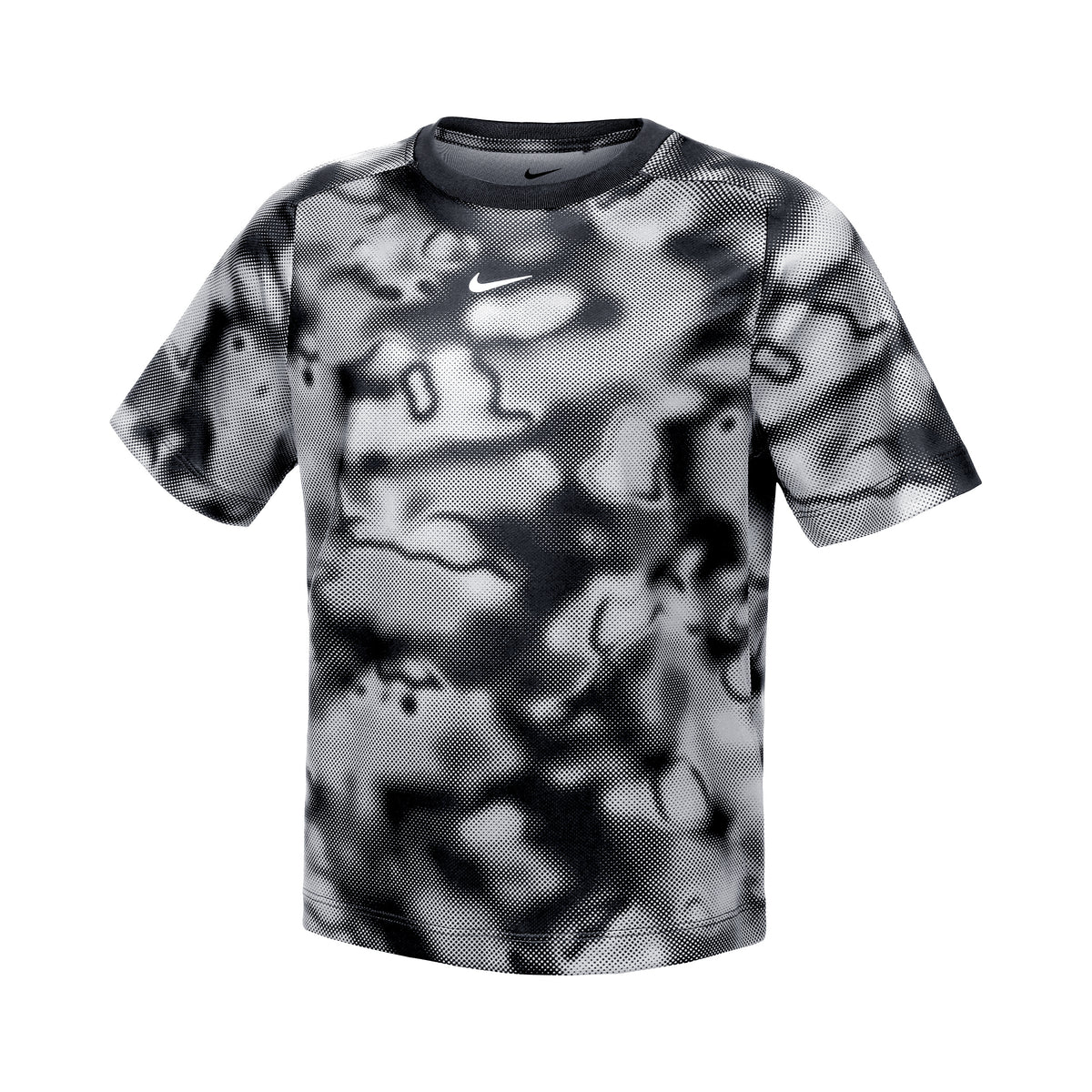 Nike Dri-Fit Printed Tričko Chlapci - černá, bílá