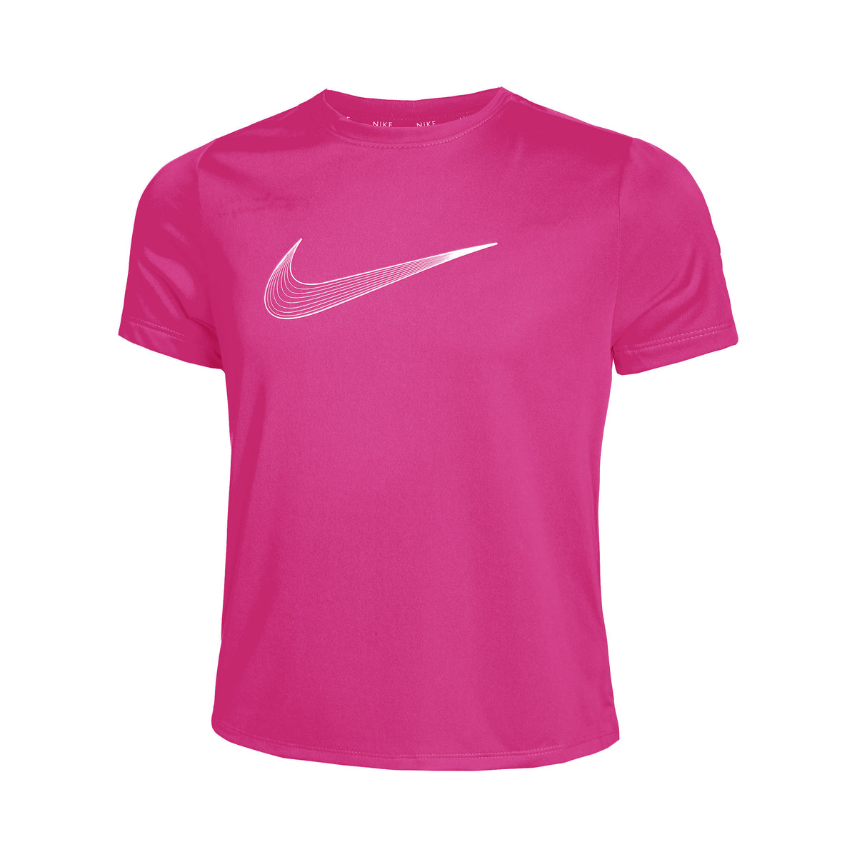 Nike Dri-Fit One GX Tričko Dívky-Růžová,Bílá