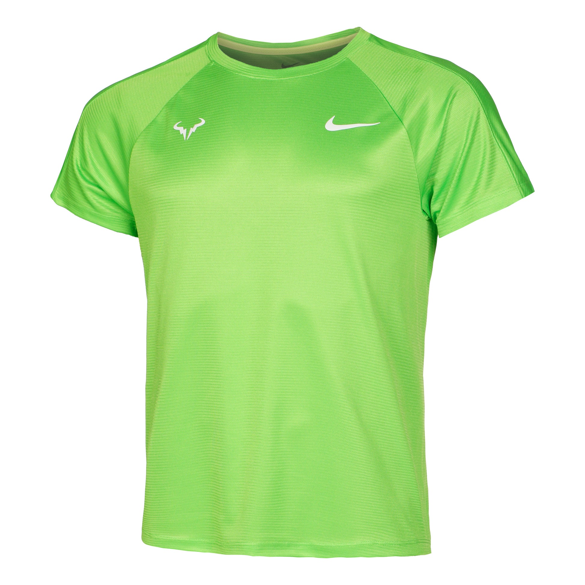 Nike Dri-Fit RAFA MNK Challenger Tričko Muži - neonově zelená,