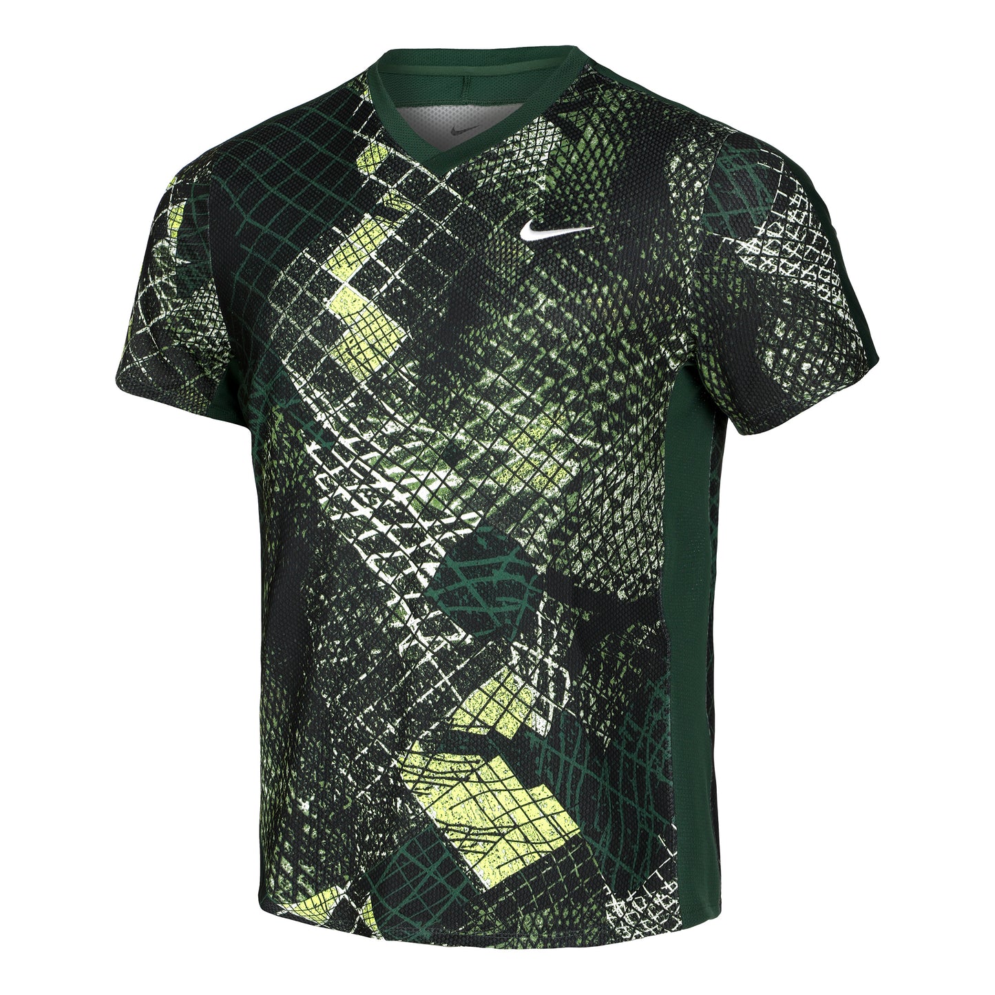 Nike Dri-Fit Court Novelty Tričko Muži - tmavě zelená, vícebarevné