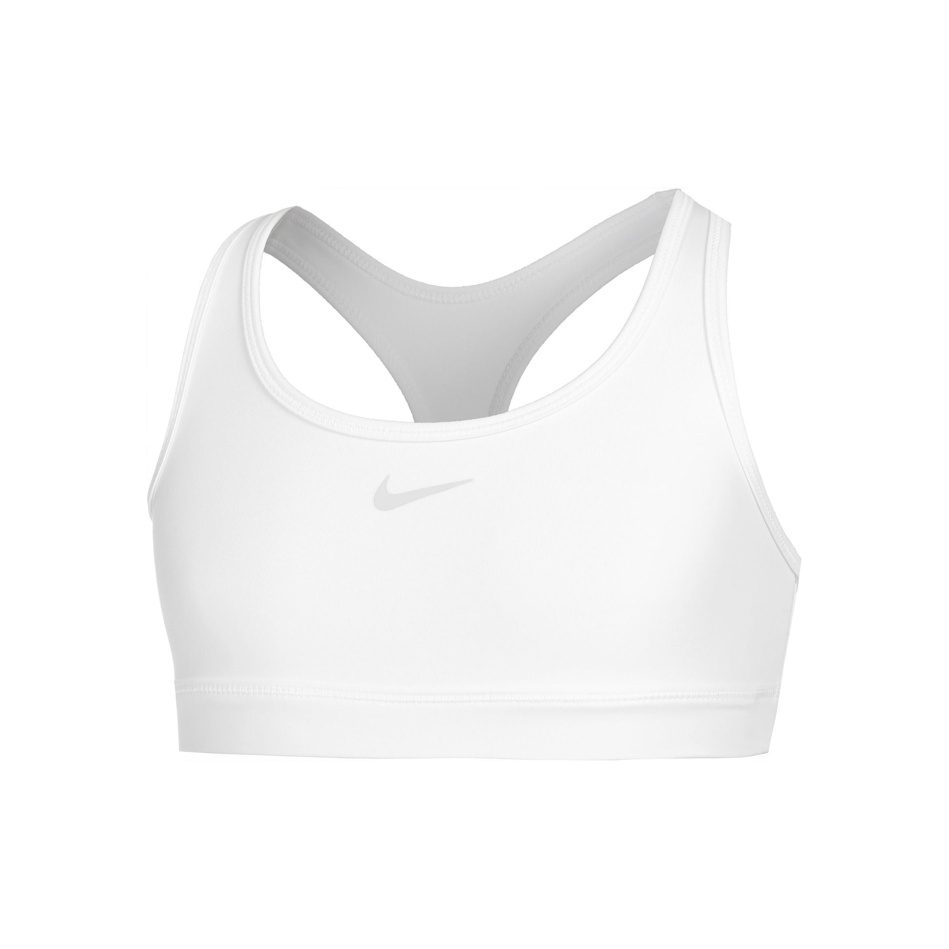 Nike Dri-Fit Swoosh Sportovní Podprsenka Dívky-Bílá