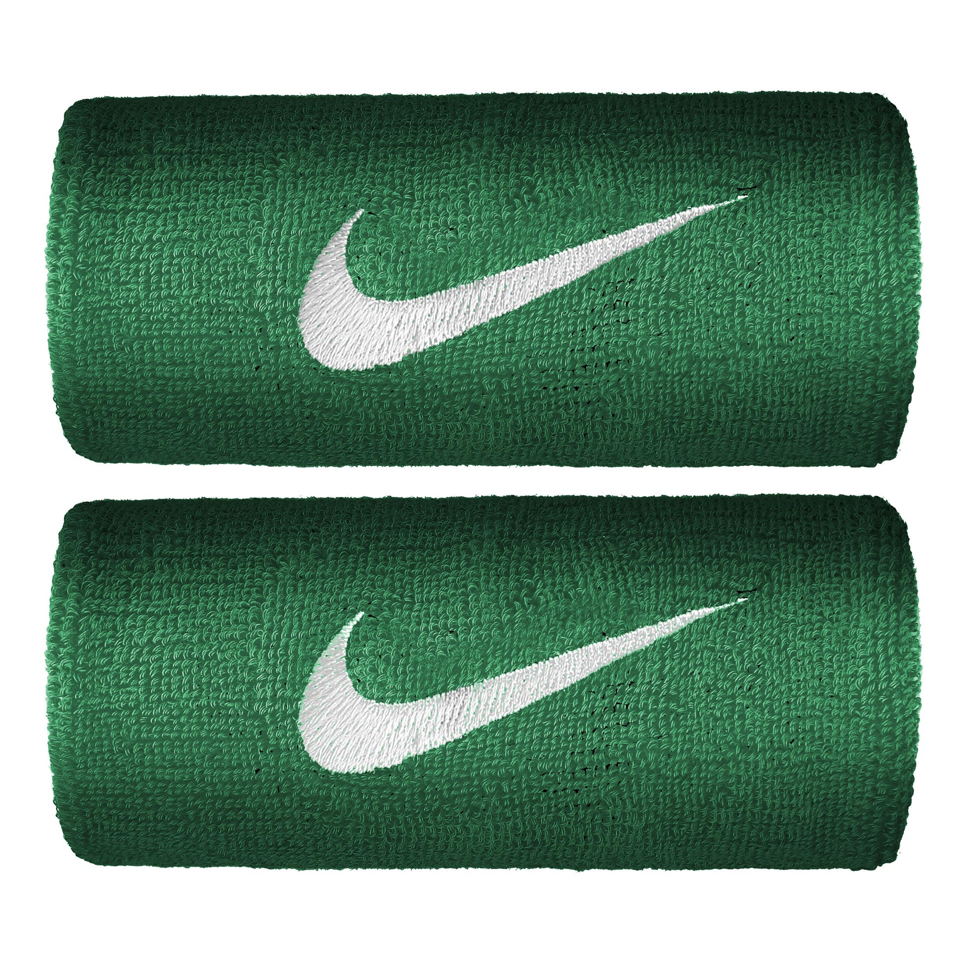Nike Premier DW Potítko 2ks v baleni dlhý - tmavě zelená, bílá