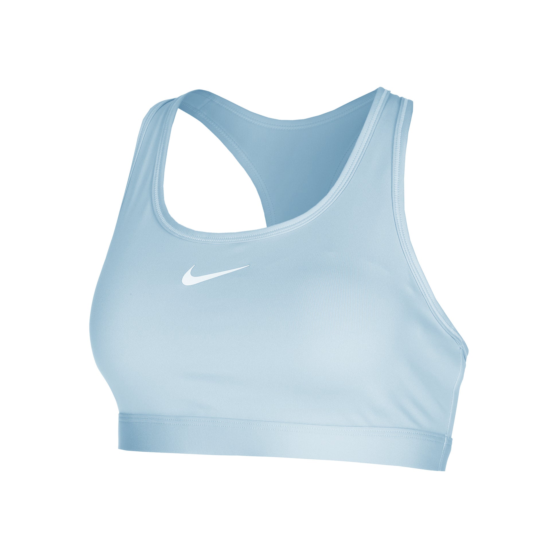 Nike Swoosh Medium Sportovní podprsenka Dámy - světle modrá,