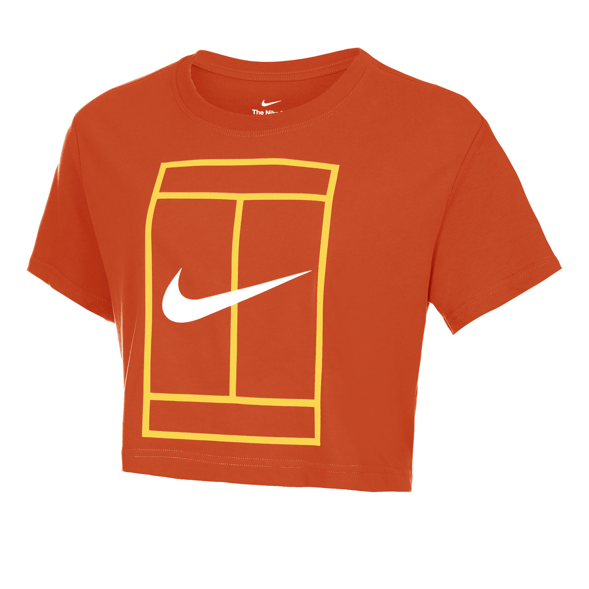 Nike Dri-Fit Heritage Crop Tričko Dámy - hrdza,