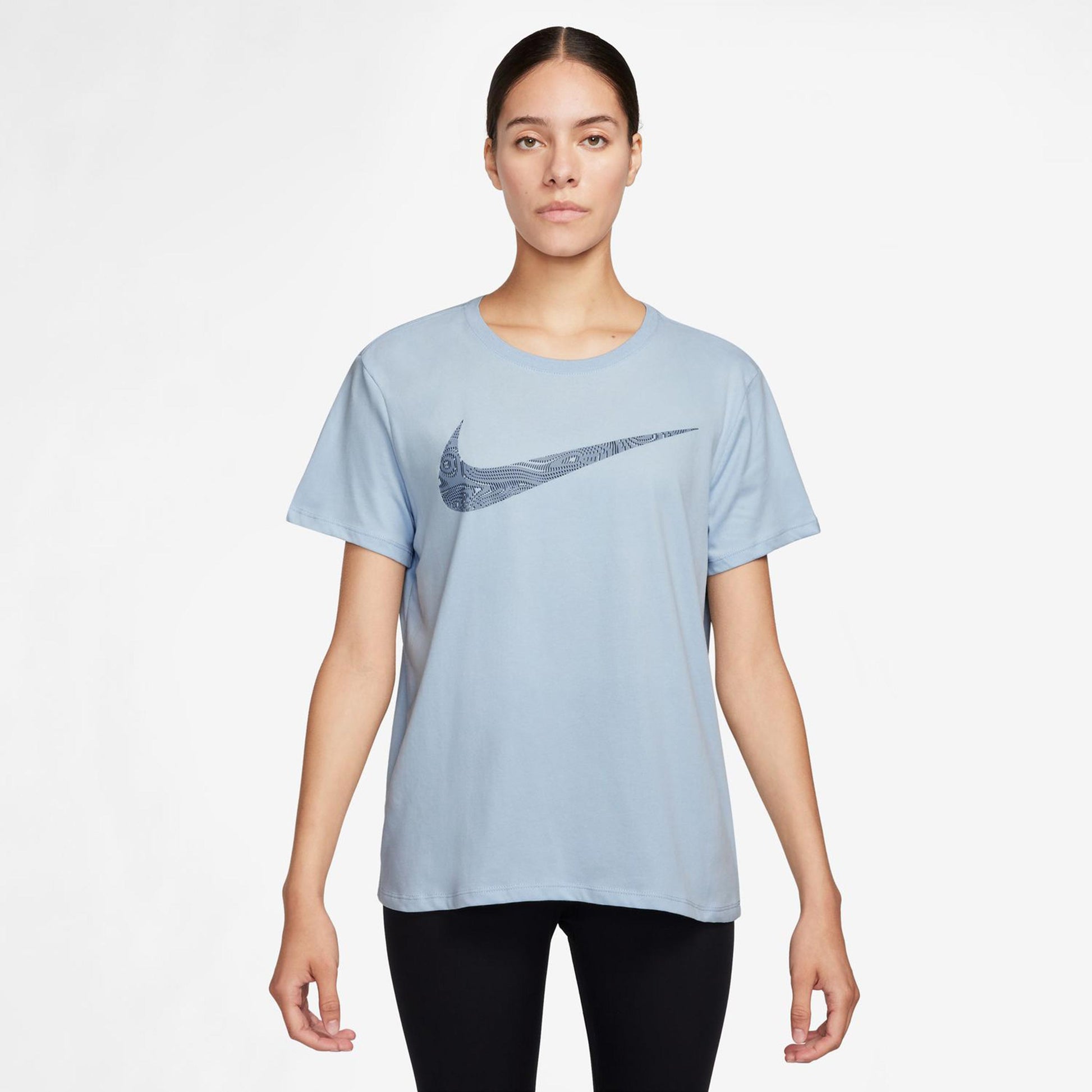 Nike Dri-Fit Slam Short Tričko Dámy-Modro-šedá