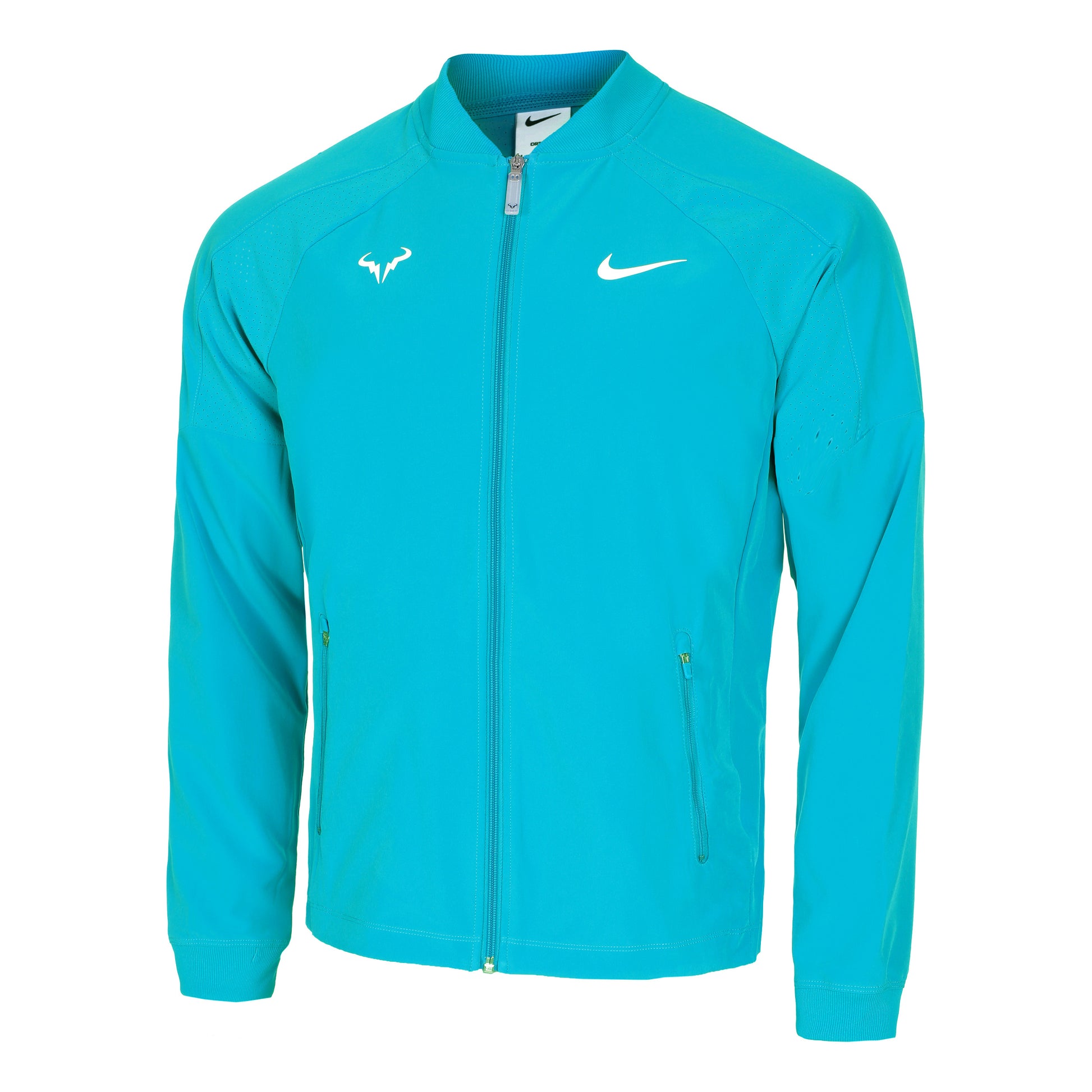 Nike Dri-Fit RAFA MNK Tréninková bunda Muži - tyrkysová,