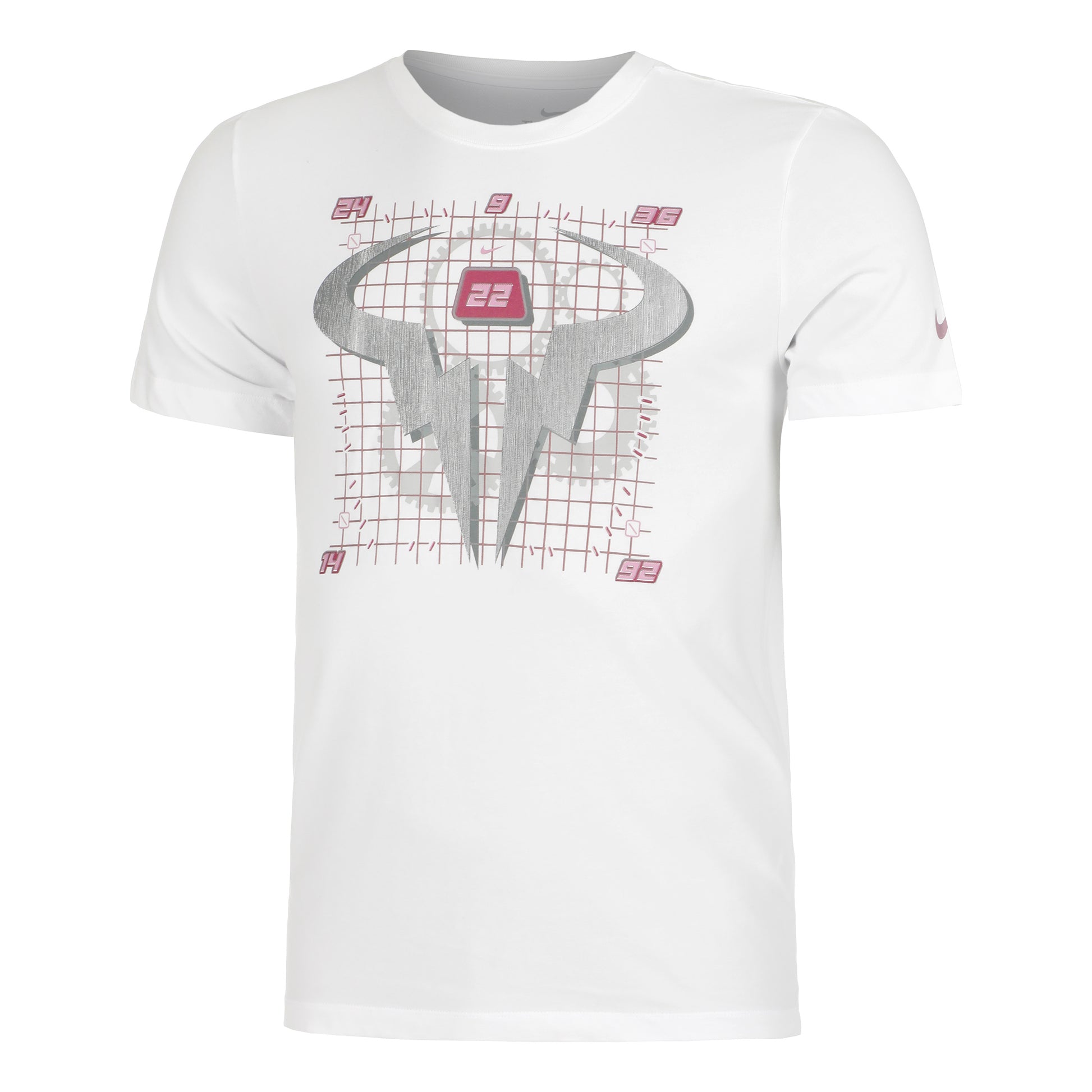Nike Dri-Fit Rafa OC Tričko Muži - bílá, vícebarevné