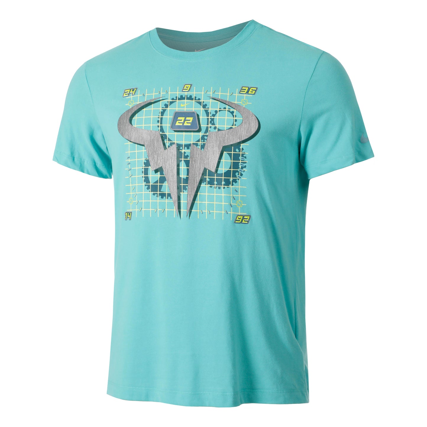 Nike Dri-Fit RN OC Tričko Muži-Tyrkysová,Vícebarevné