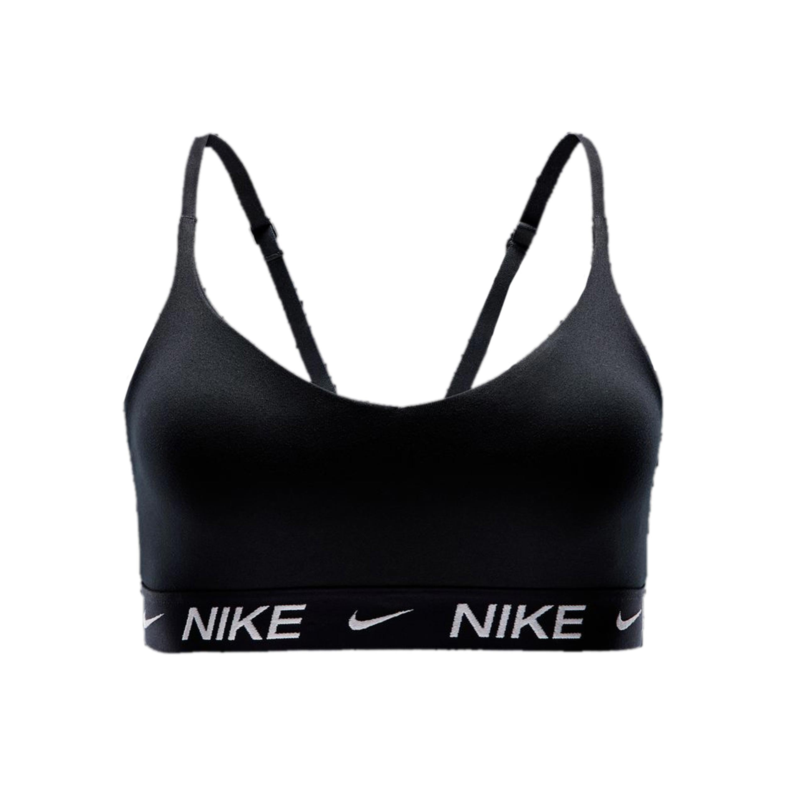 Nike Dri-Fit INDY LGT Support Sportovní podprsenka Dámy-černá, černá