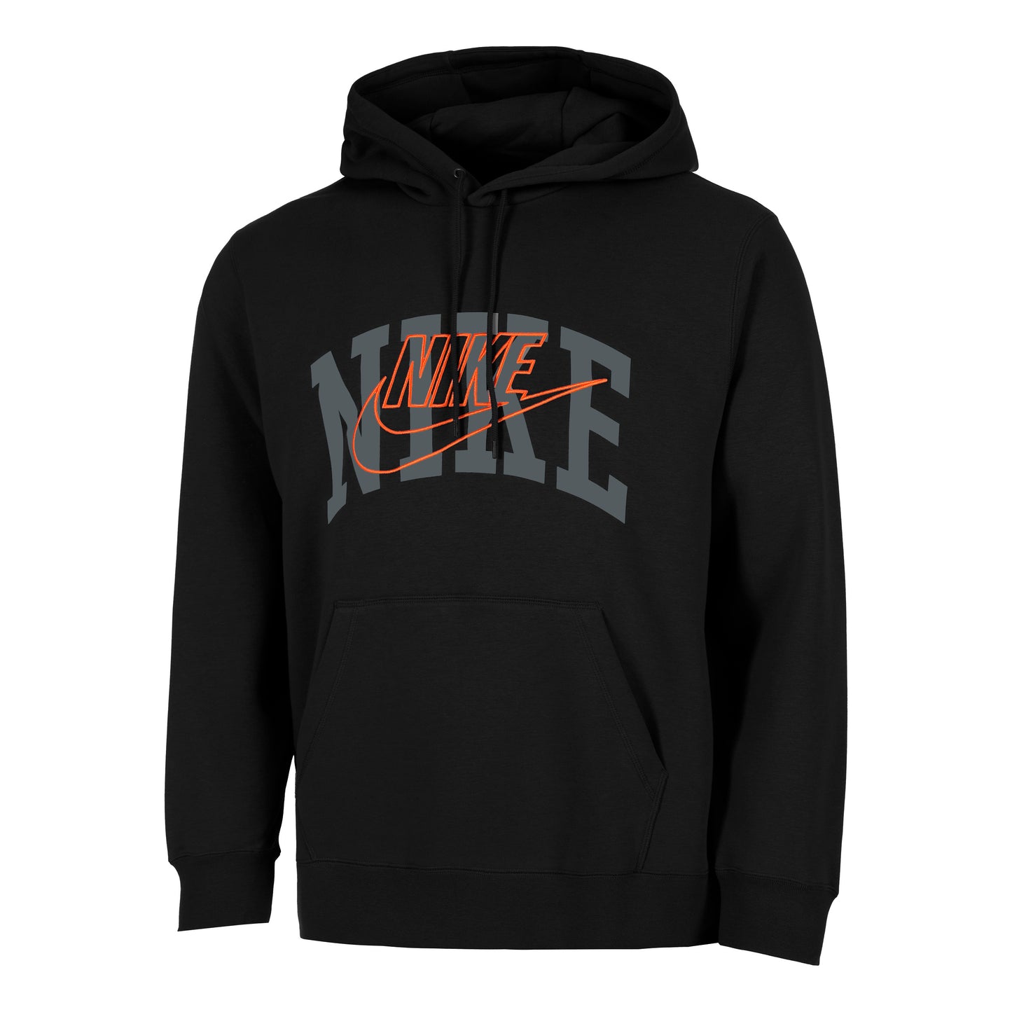Nike Club Hoody Muži - černá, oranžová
