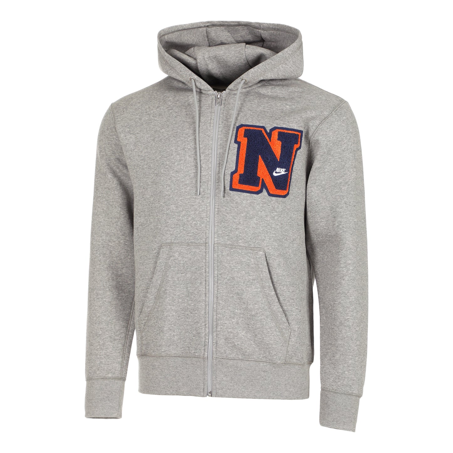 Nike Club Full Zip Mikina s kapucí Muži - šedá,