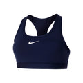 Swoosh Padded Sports Sportovní Podprsenka Dámy-Tmavě Modrá,Bílá