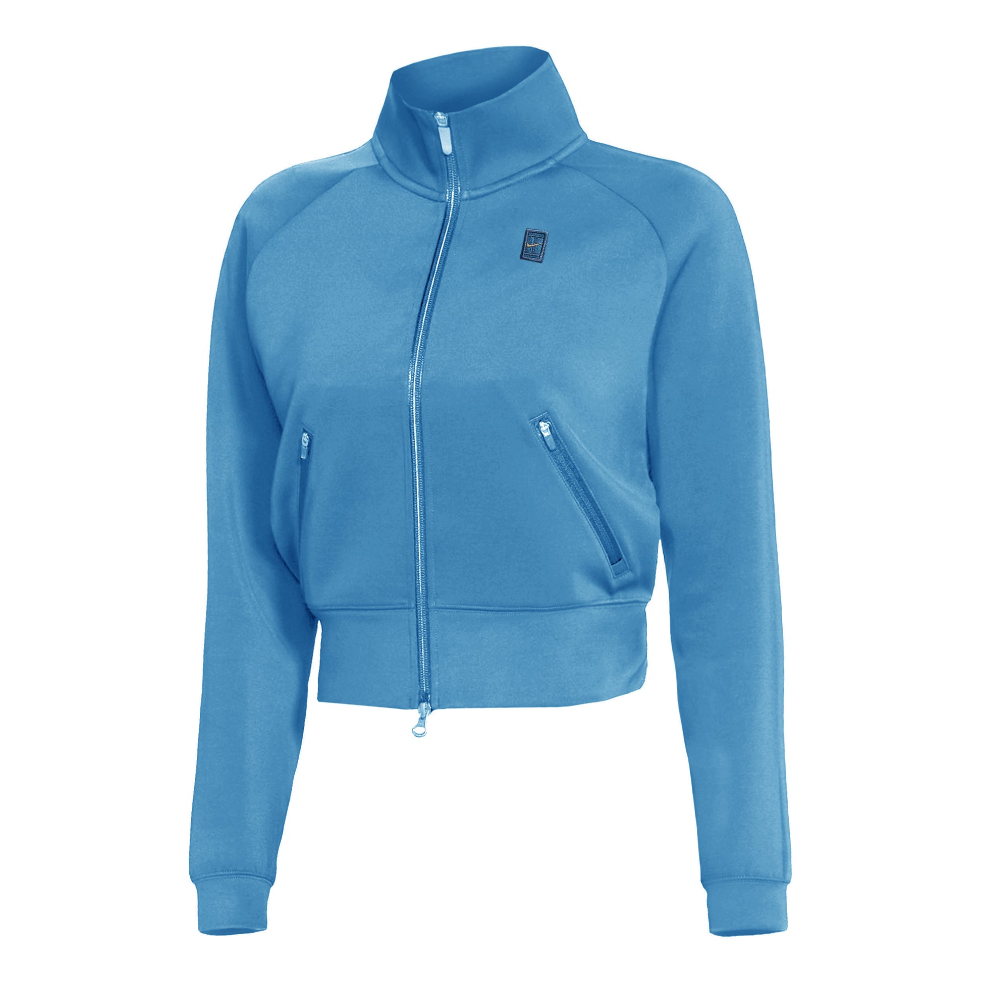 Nike Court Dri-Fit Heritage Tréninková Bunda Dámy-Světle Modrá
