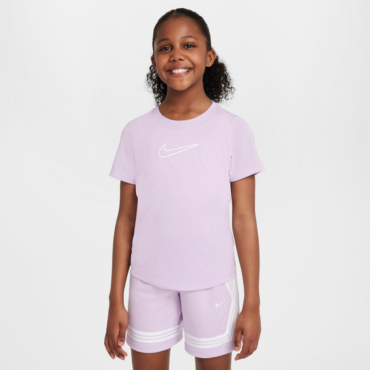 Nike Dri-FIT One Tričko Dívky-Fialová