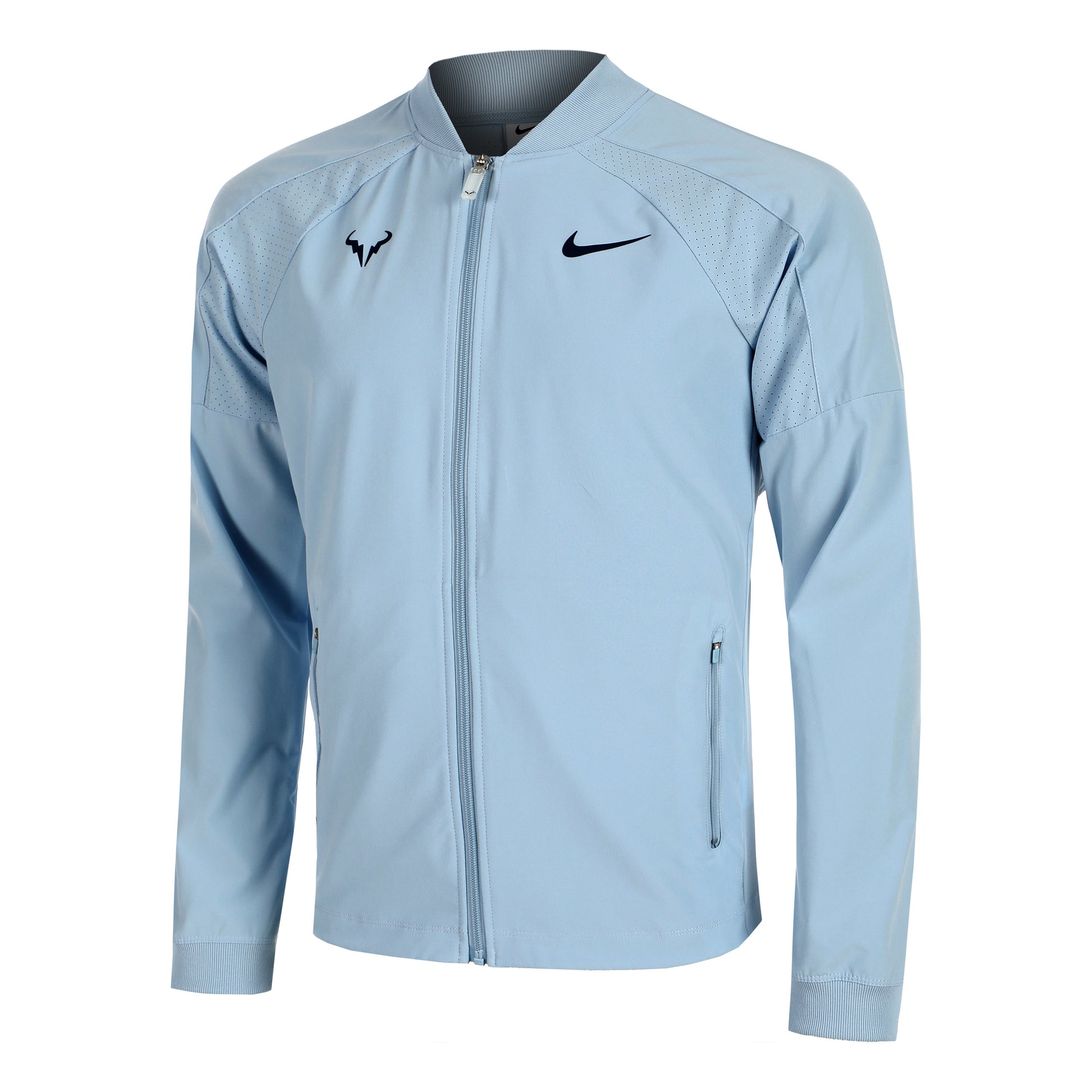 Nike Dri-Fit RAFA MNK Tréninková bunda Muži - světle modrá, černá