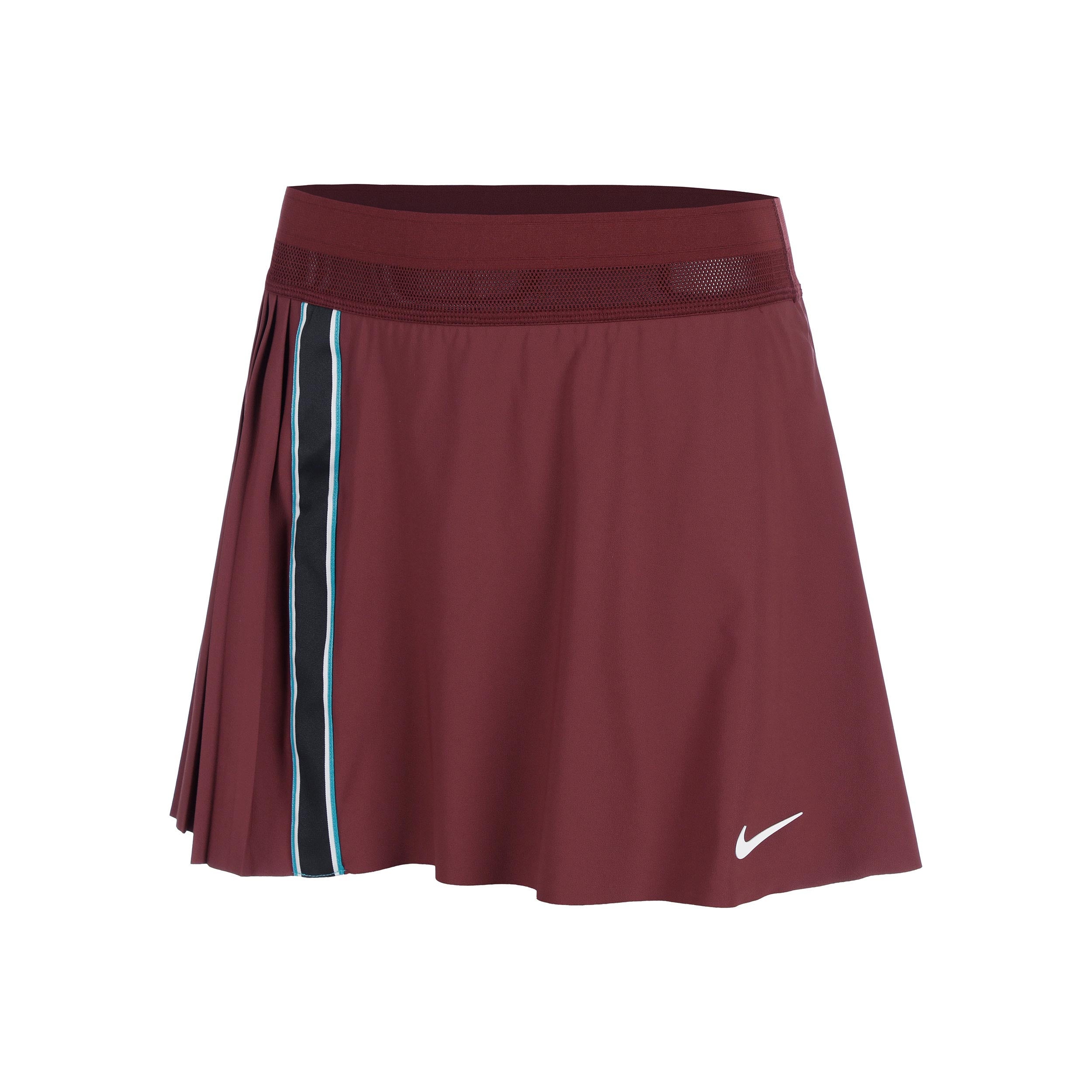 Nike Court Dri-FIT Slam High Rise Sukně Dámy-Tmavě Červená