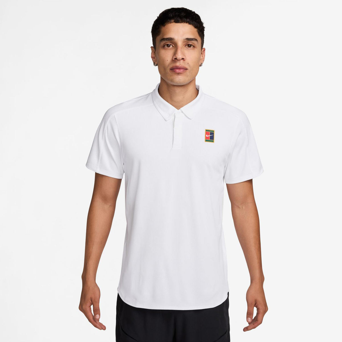 Nike Court Dri-Fit Advantage Slam Pólo Muži - bílá,