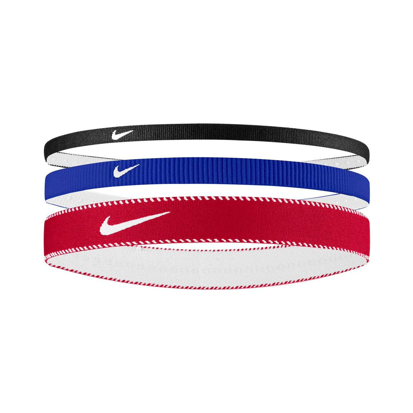 Nike Nike Flex Classic Mixed Čelenka 3ks V Baleni-Modrá,Červená