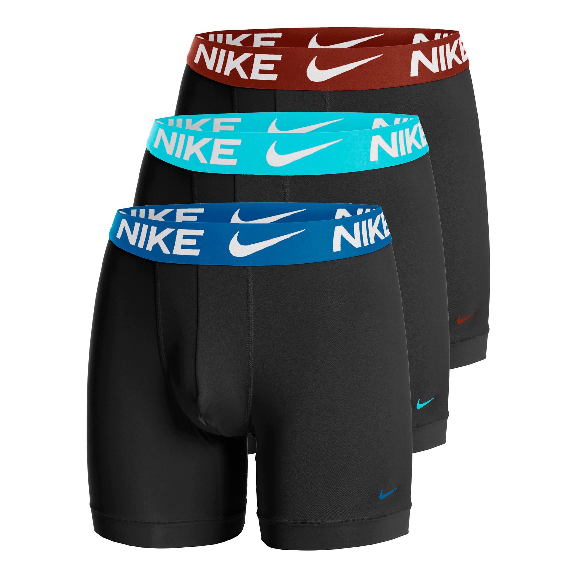 Nike Essential Micro Trenýrky 3ks v baleni Muži - zelená, modrá