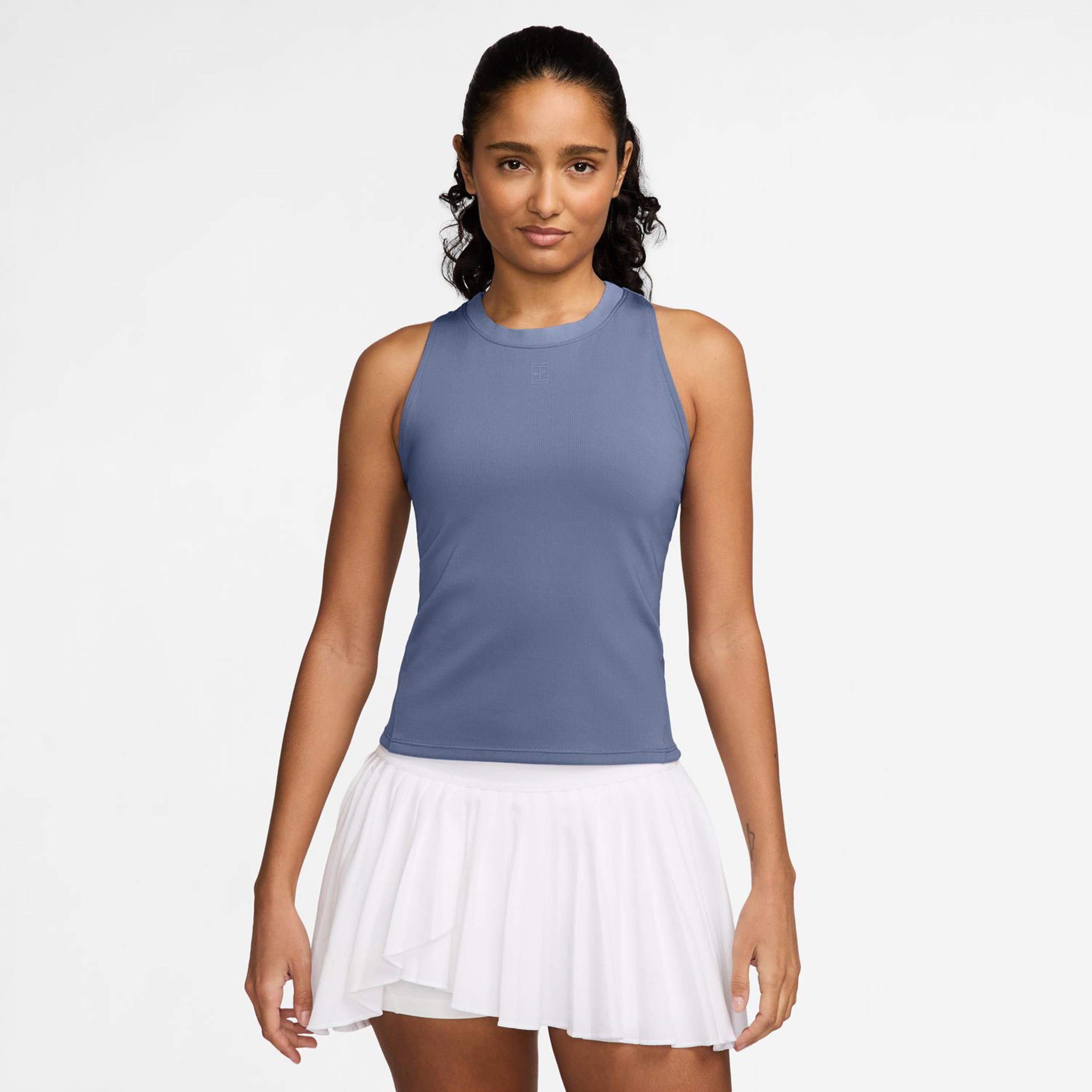 Nike Court Dri-Fit Advantage Sportovní Tílko Dámy-Modro-šedá
