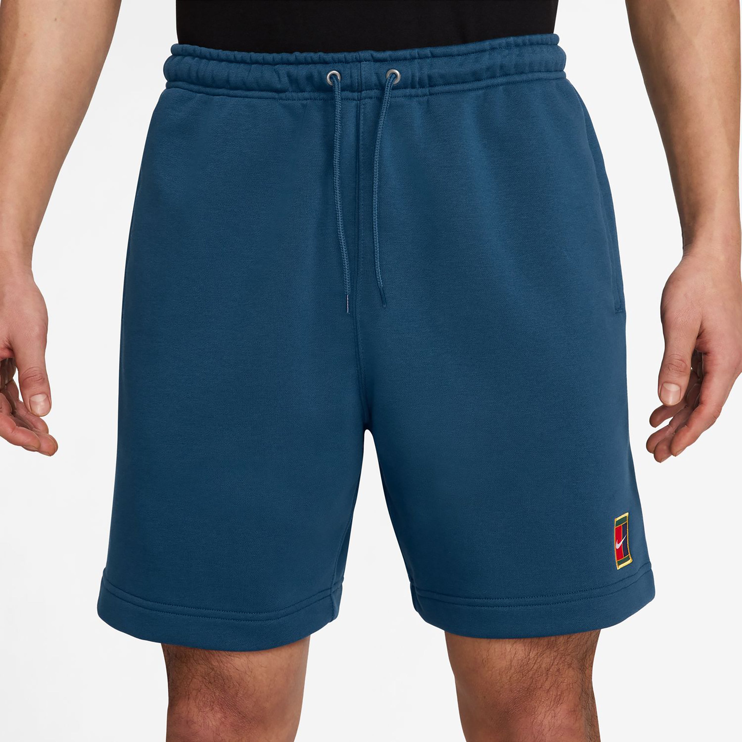 Nike Court Dri-Fit Heritage Fleece Šortky Muži-Modro-šedá