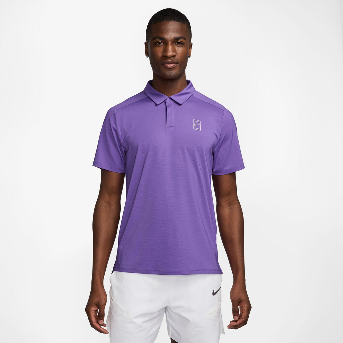 Nike Court Dri-Fit Advantage Pólo Muži-Fialová