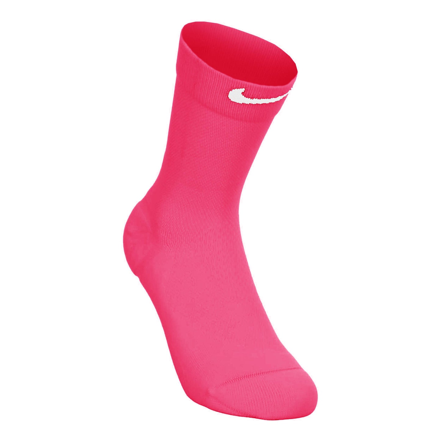 Nike Fast Midweight Crew Running Socks-Růžová,Černá