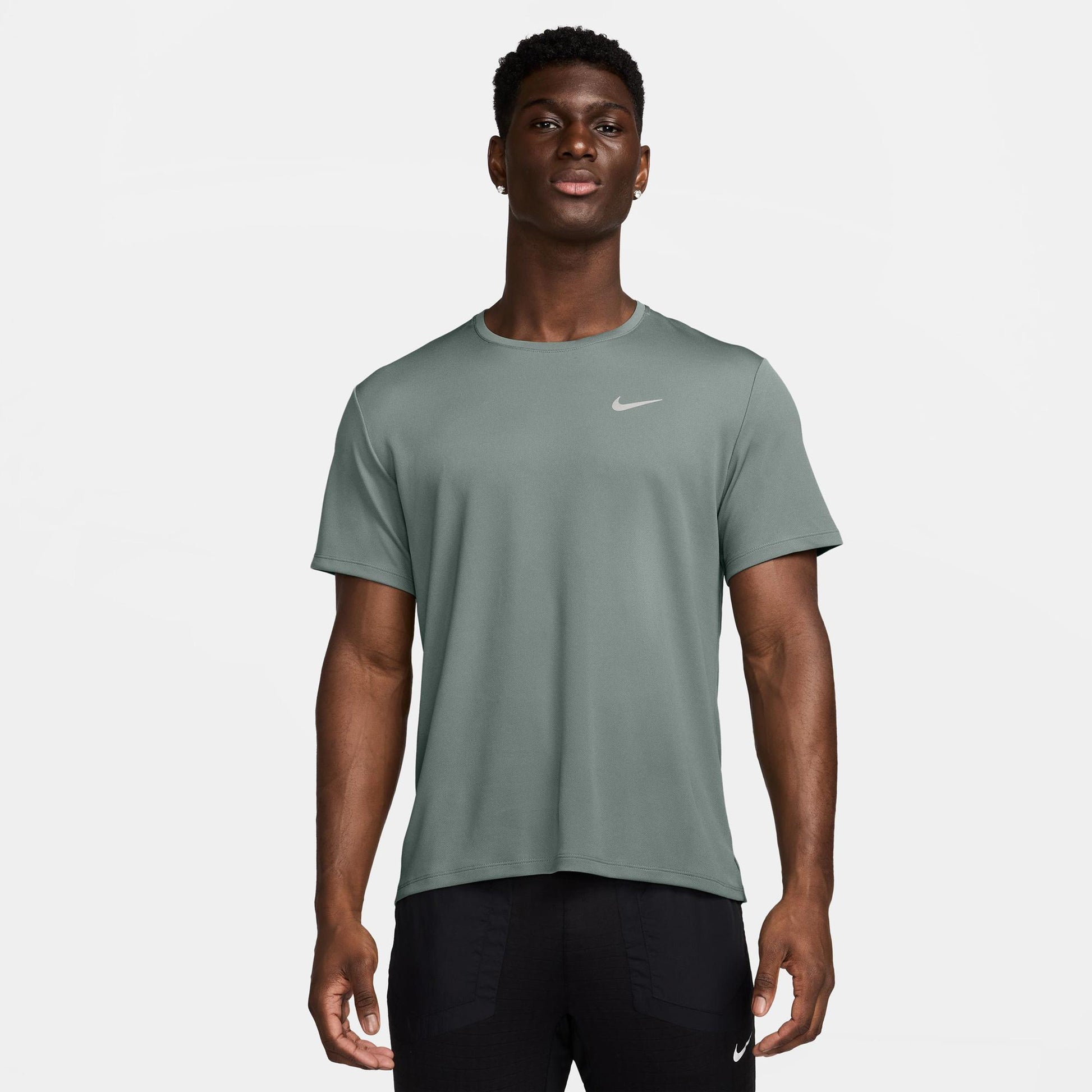 Nike Miler Bežecké tričko Muži - modro-šedá