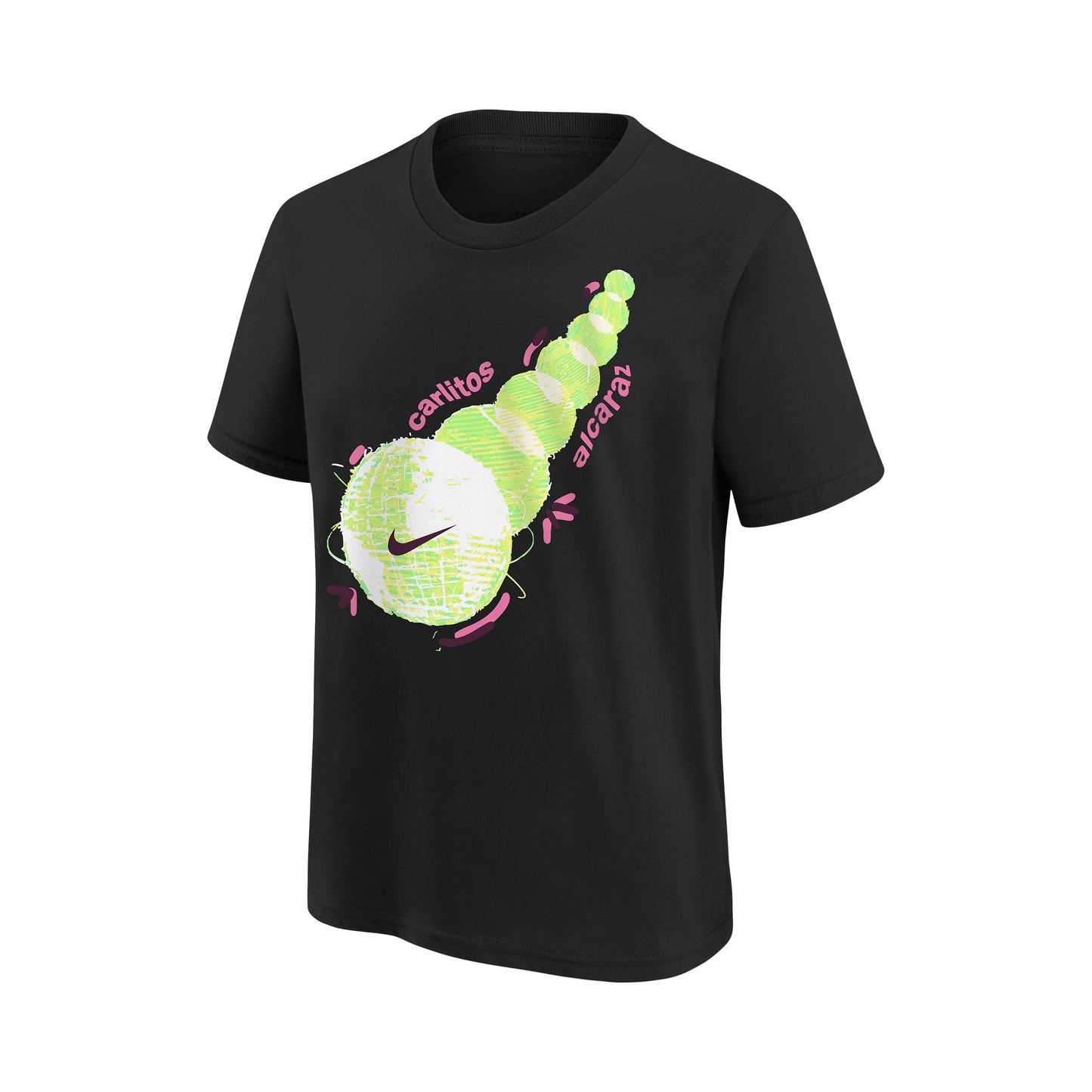 Nike Carlos Alcaraz Tričko Chlapci - Černá