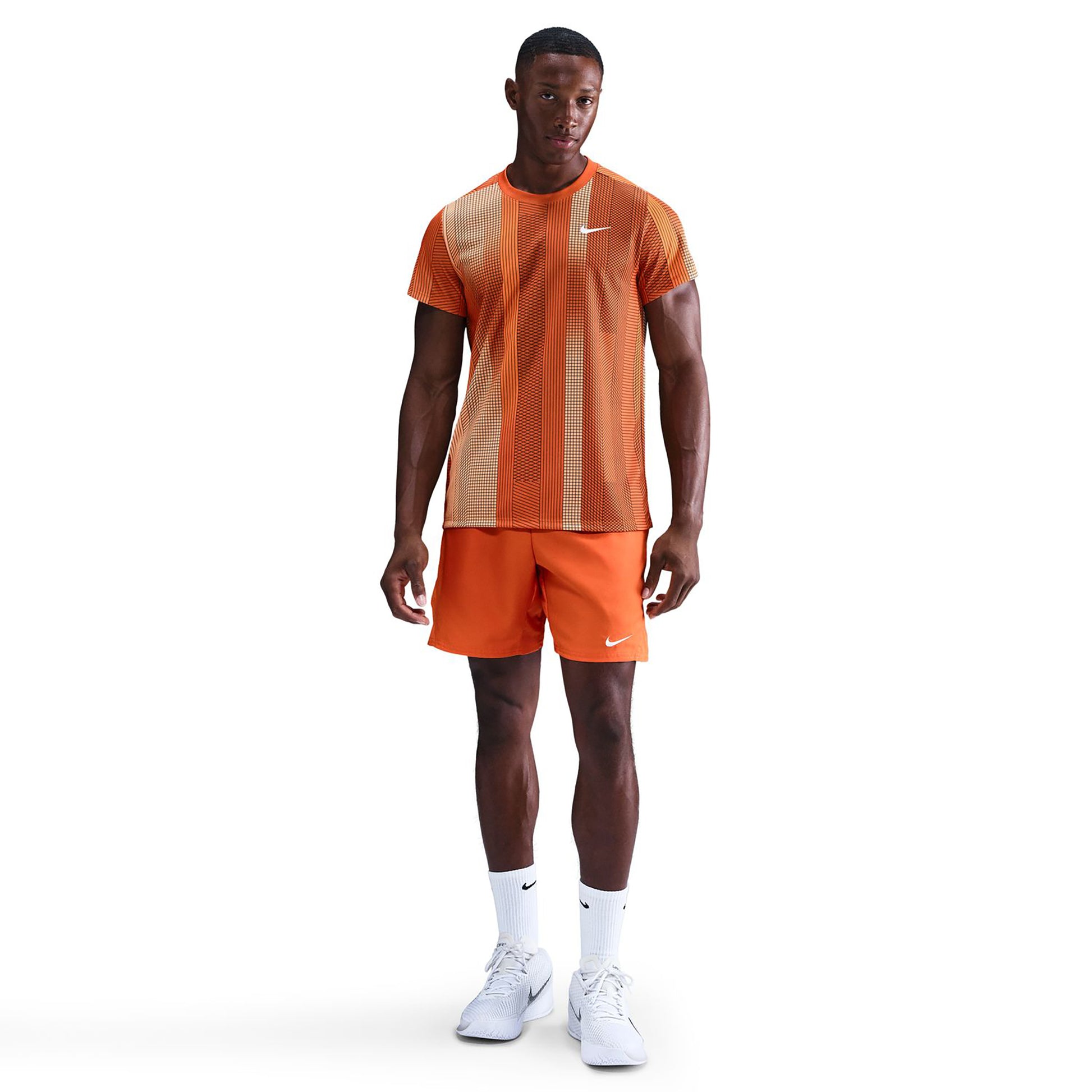 Nike Court Victory Dri-Fit 7in Šortky Muži - oranžová, bílá