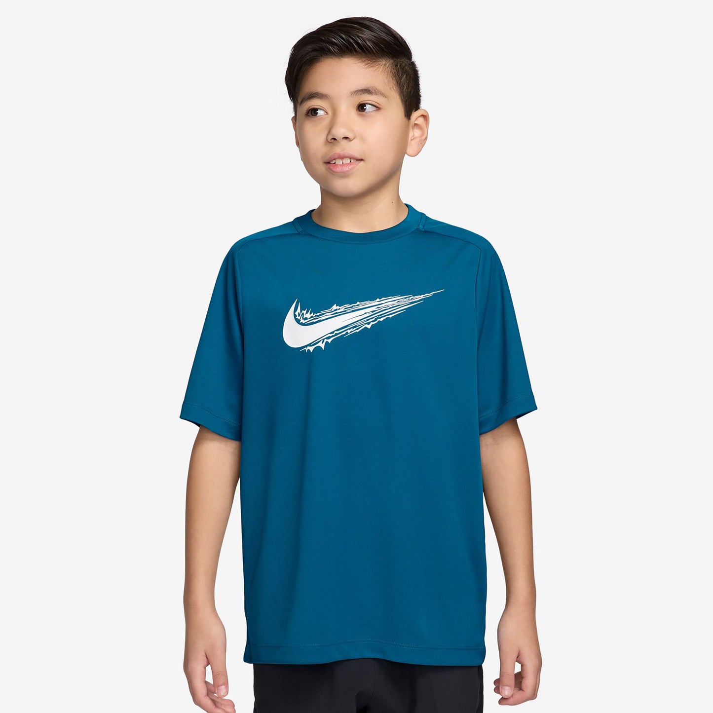 Nike Dri-FIT Multi Tričko Děti - modrá, bílá