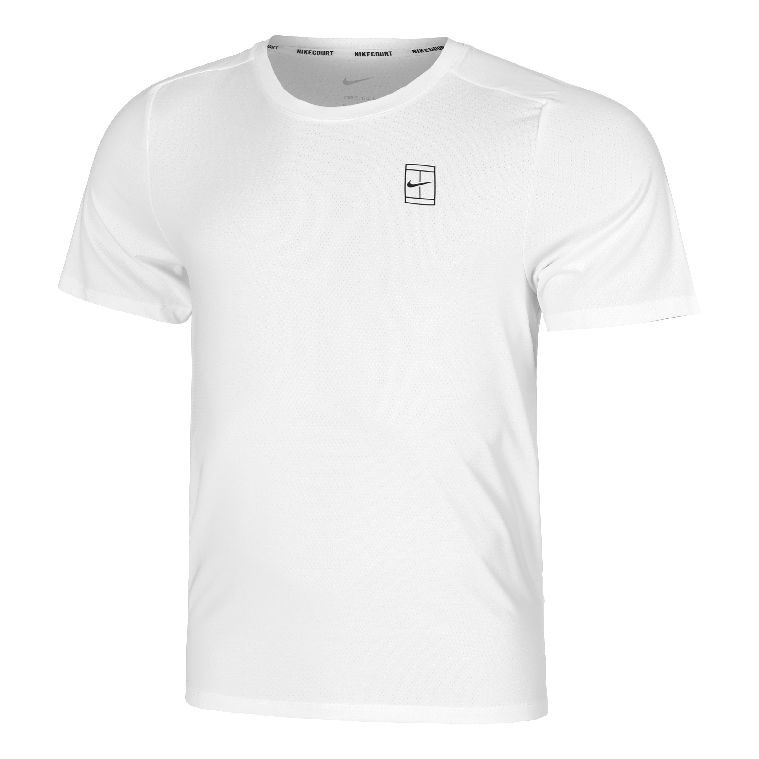 Nike Court Dri-Fit Advantage Tričko Muži-Bílá,Černá