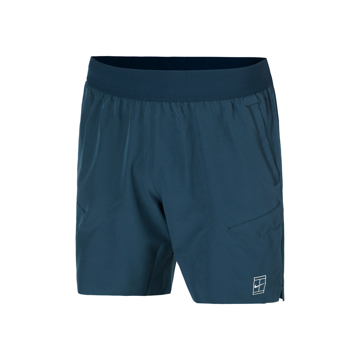 Nike Court Dri-Fit Advantage 6in Šortky Muži-Tmavě Modrá,Bílá