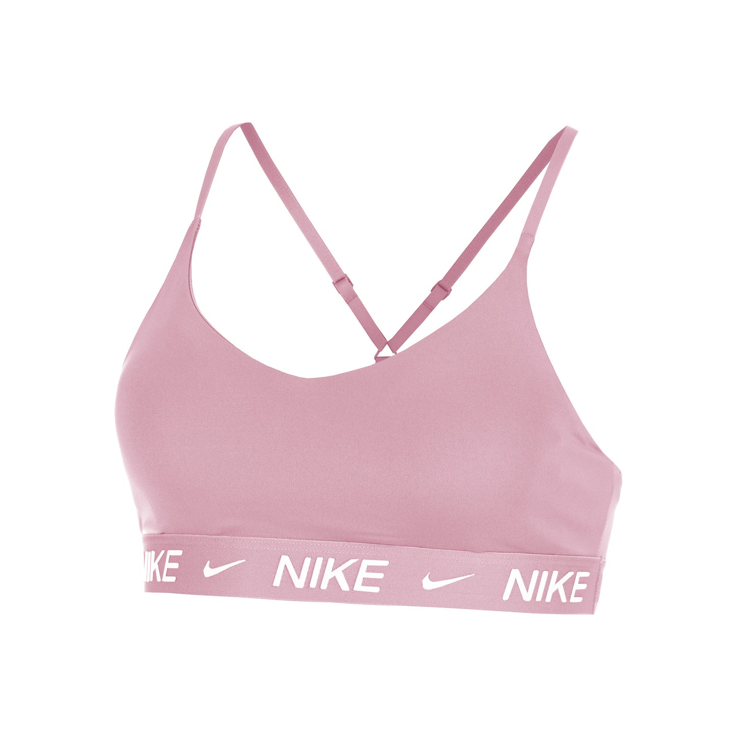 Nike Dri-Fit INDY LGT Support Sportovní podprsenka Dámy-stará ružová