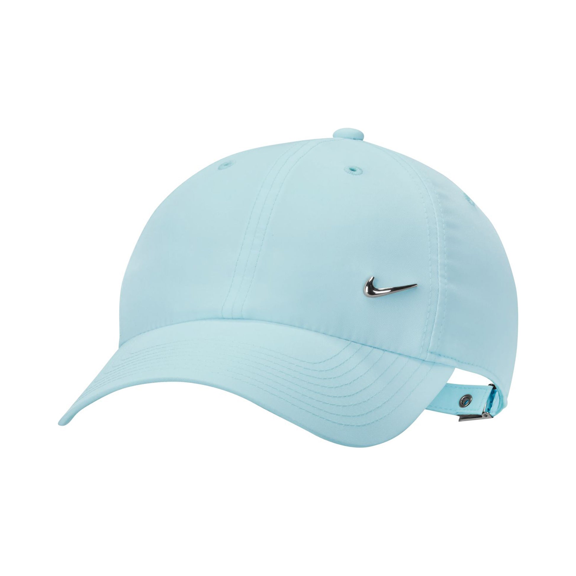 Nike Dri-Fit Club Čepice Unisex - světle modrá, stříbrná