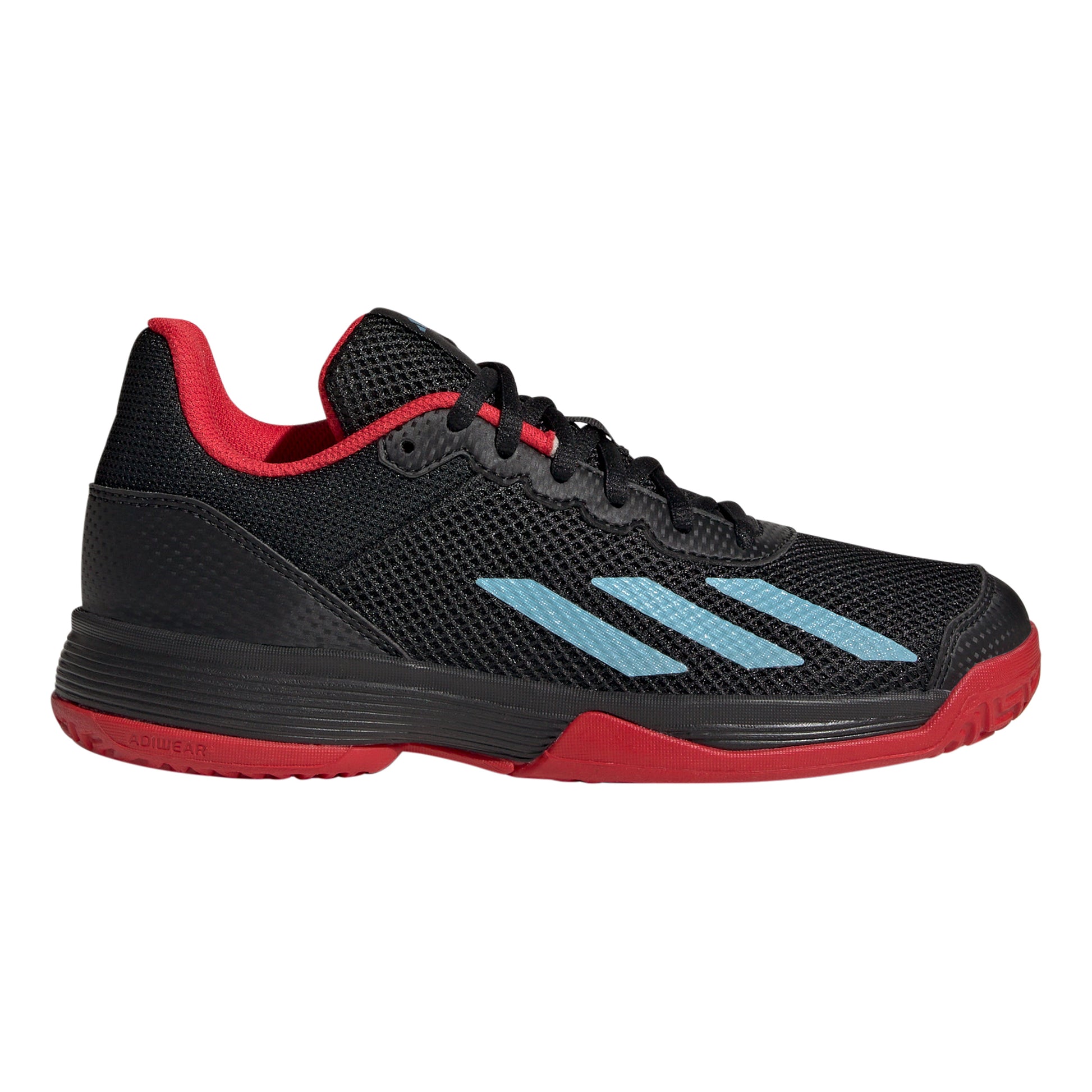 adidas Courtflash Obuv na všechny povrchy Děti - černá, červená
