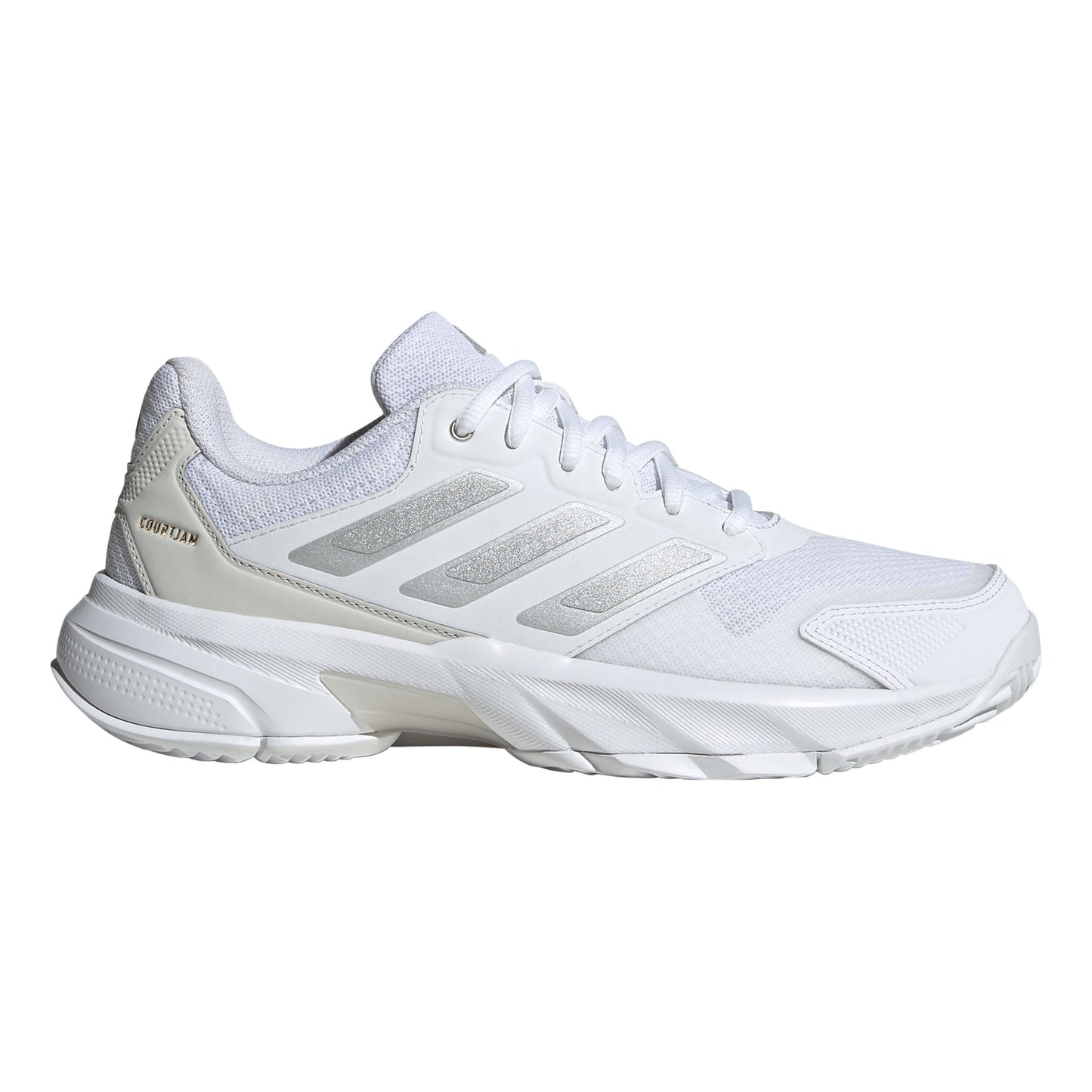 adidas CourtJam Control 3 Obuv na všechny povrchy Dámy - bílá, stříbrná