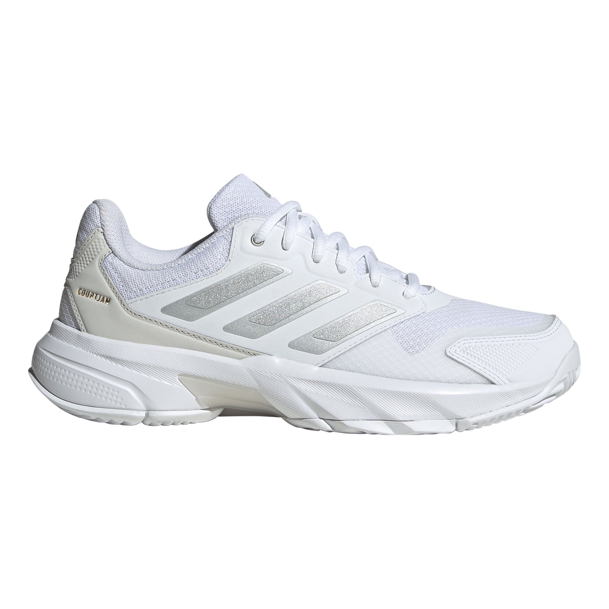 adidas CourtJam Control 3 Obuv na všechny povrchy Dámy - bílá, stříbrná