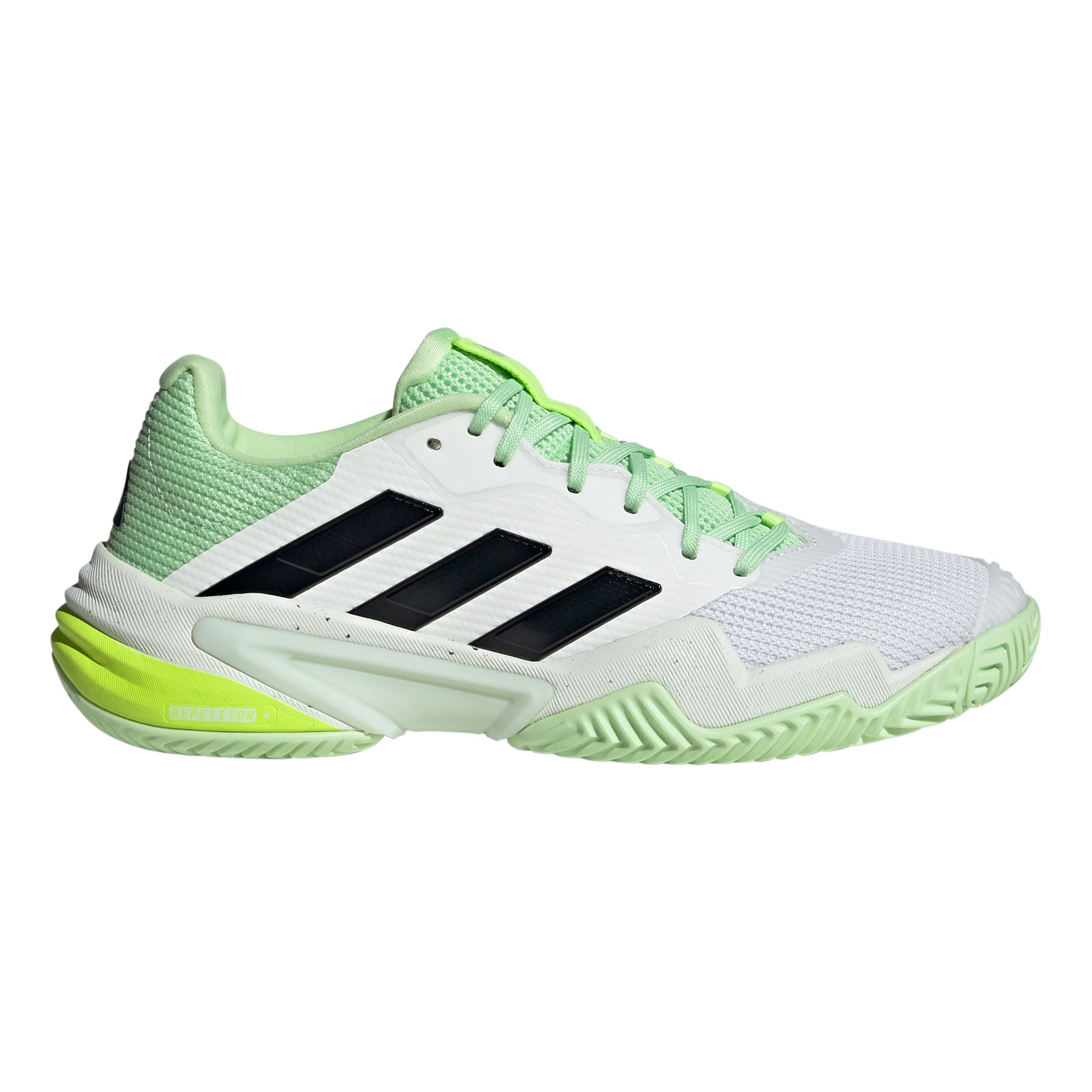 adidas Barricade Obuv na všechny povrchy Muži - bílá, světle zelená