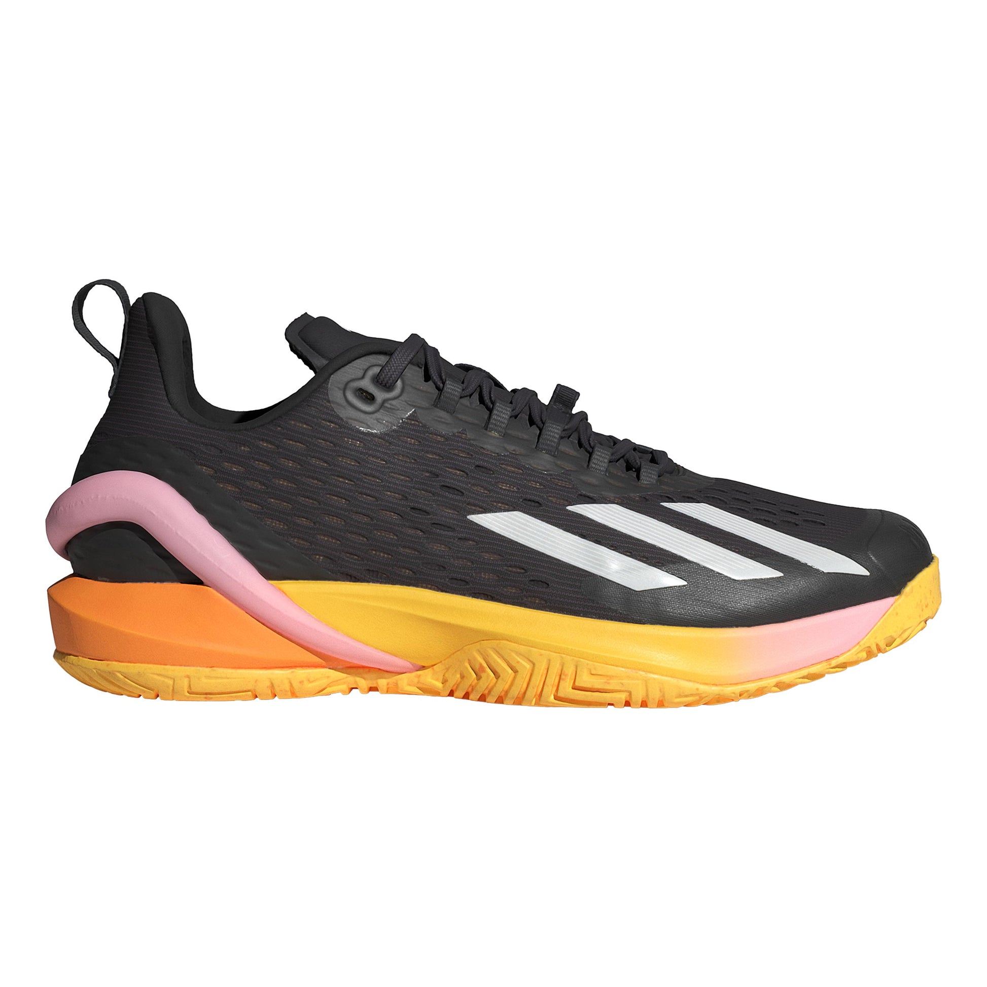 adidas Adizero Cybersonic Obuv na všechny povrchy Muži - černá, oranžová