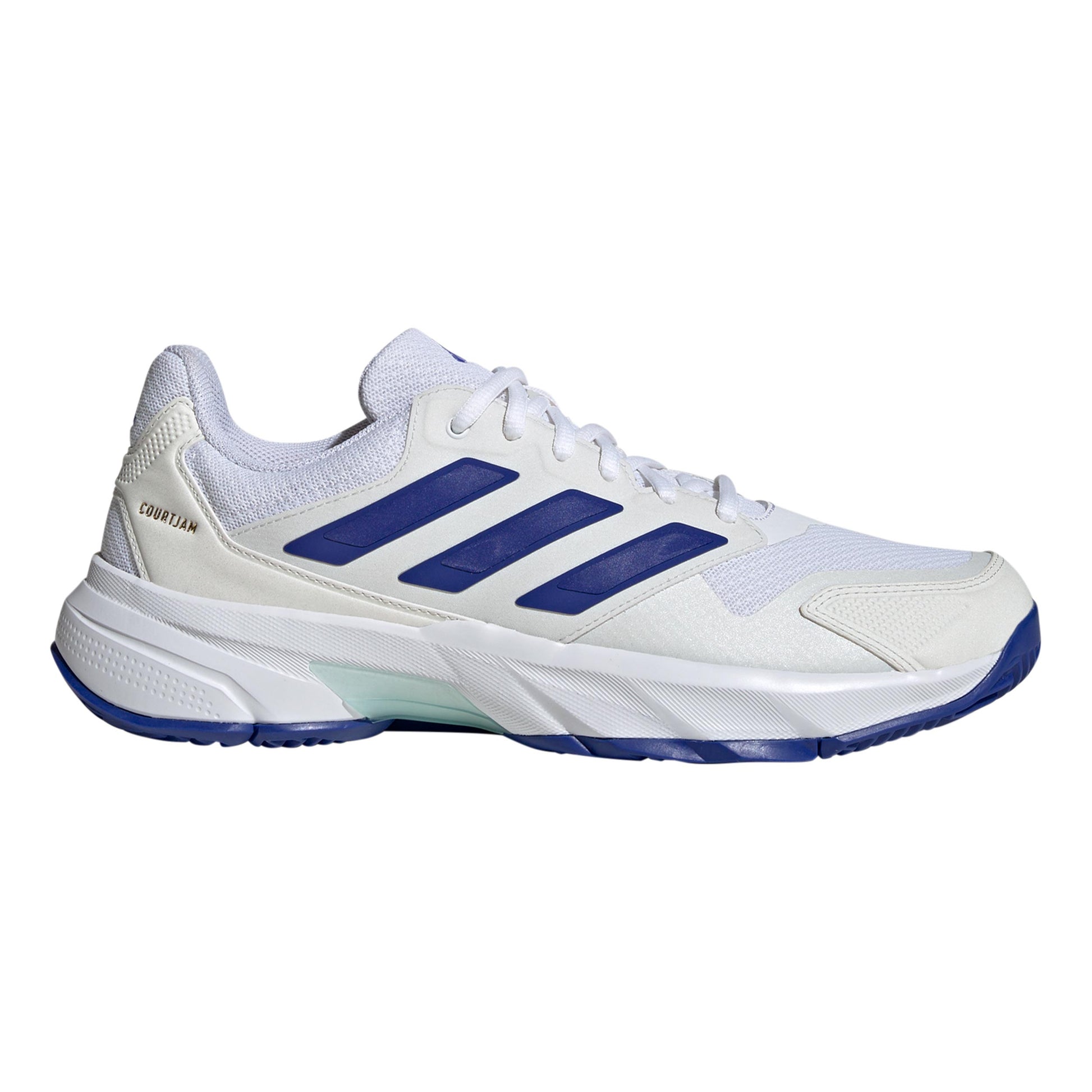 adidas CourtJam Control 3 Obuv na všechny povrchy Muži - bílá, modrá