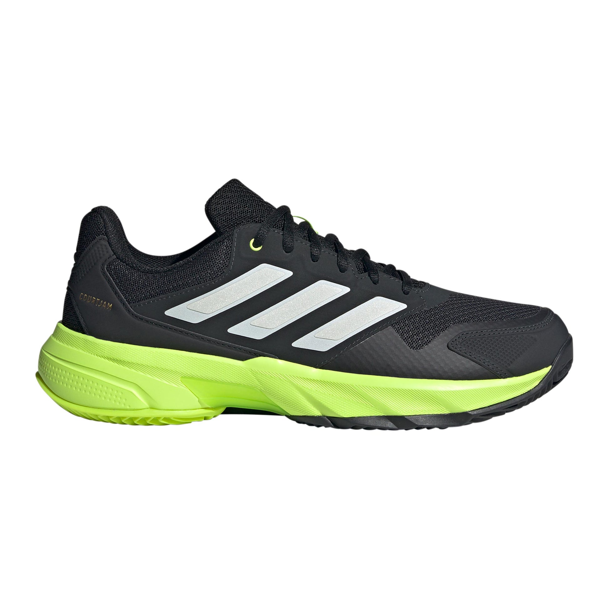 adidas CourtJam Control 3 Obuv na všechny povrchy Muži - černá, limetková