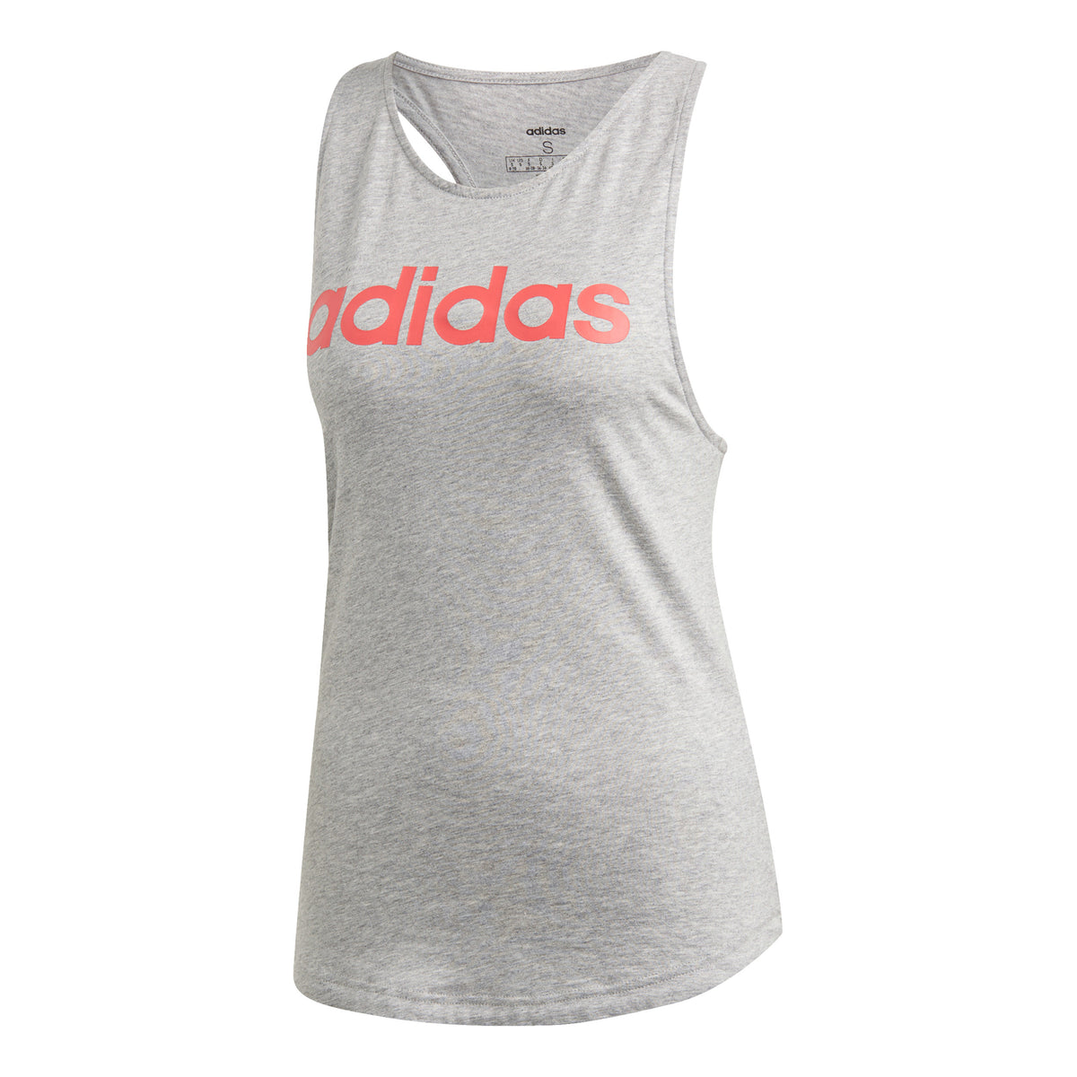 adidas Linear Loos Sportovní tílko Dámy - světle šedá, korálová