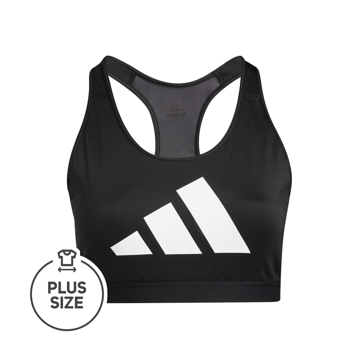 adidas Don´t Rest Plus Size Sportovní podprsenka Dámy - černá, bílá