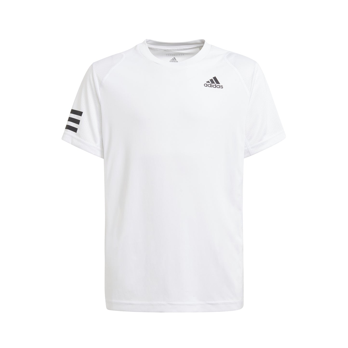 adidas Club 3 Stripes Tričko Chlapci - bílá, černá