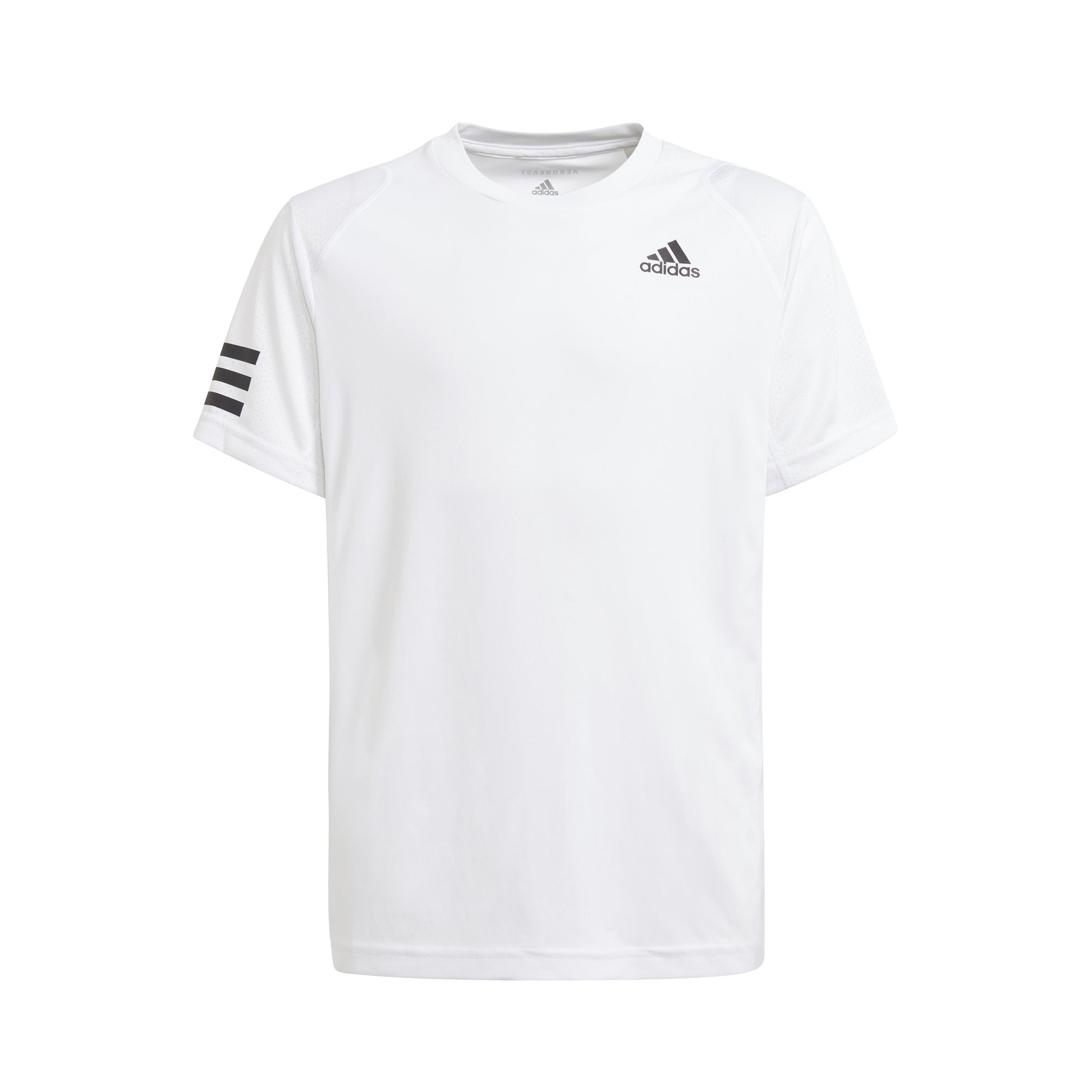 adidas Club 3 Stripes Tričko Chlapci - bílá, černá