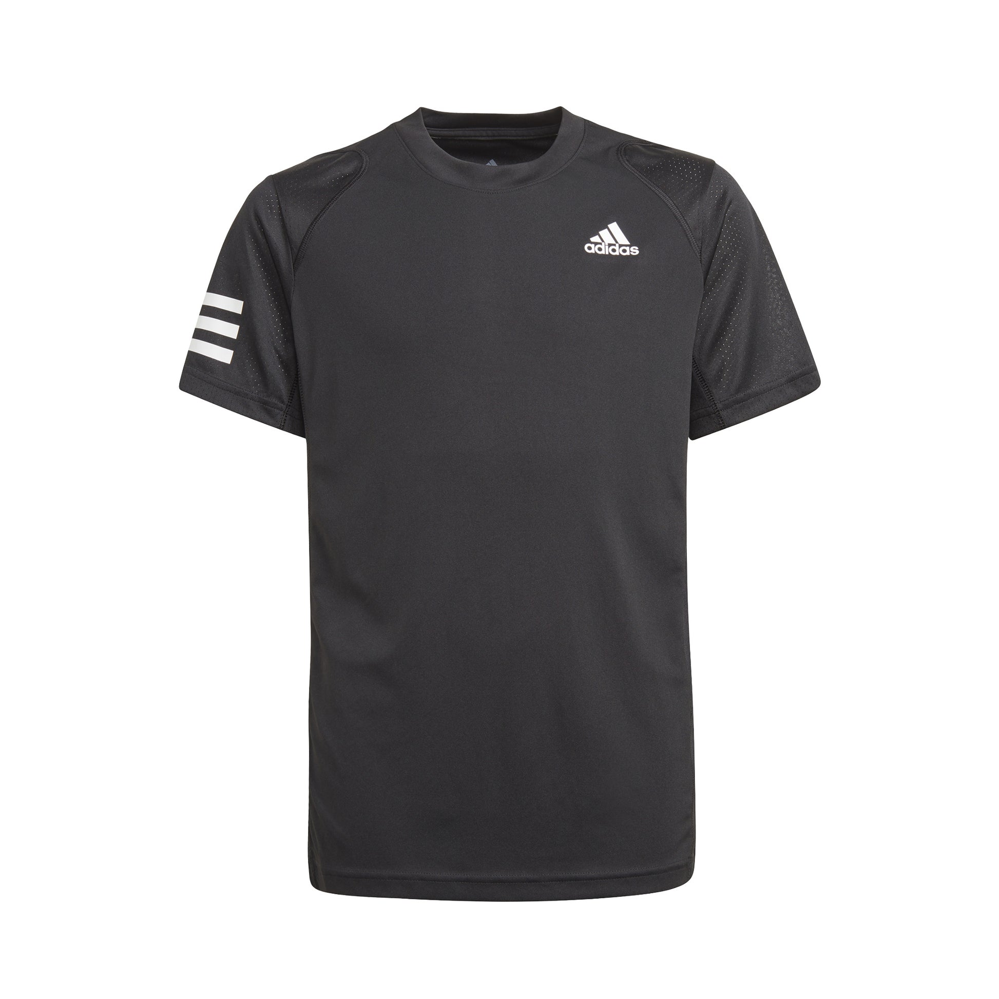 adidas Club 3 Stripes Tričko Chlapci - černá, bílá