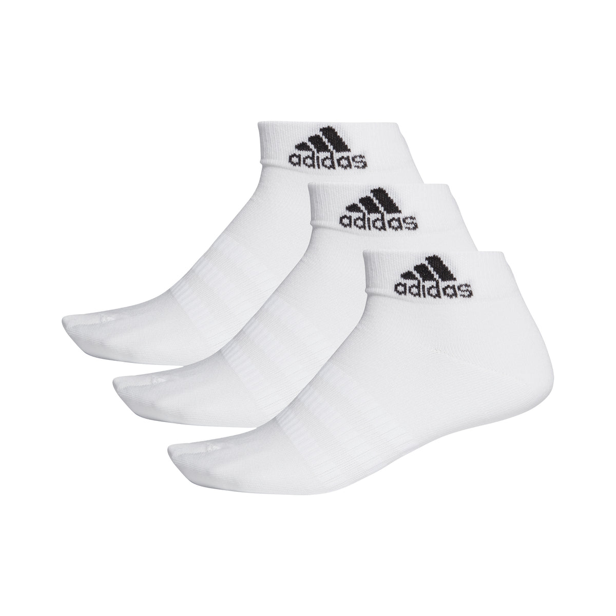 adidas Light Ankle Sportovní ponožky 3ks v baleni Unisex - bílá, černá