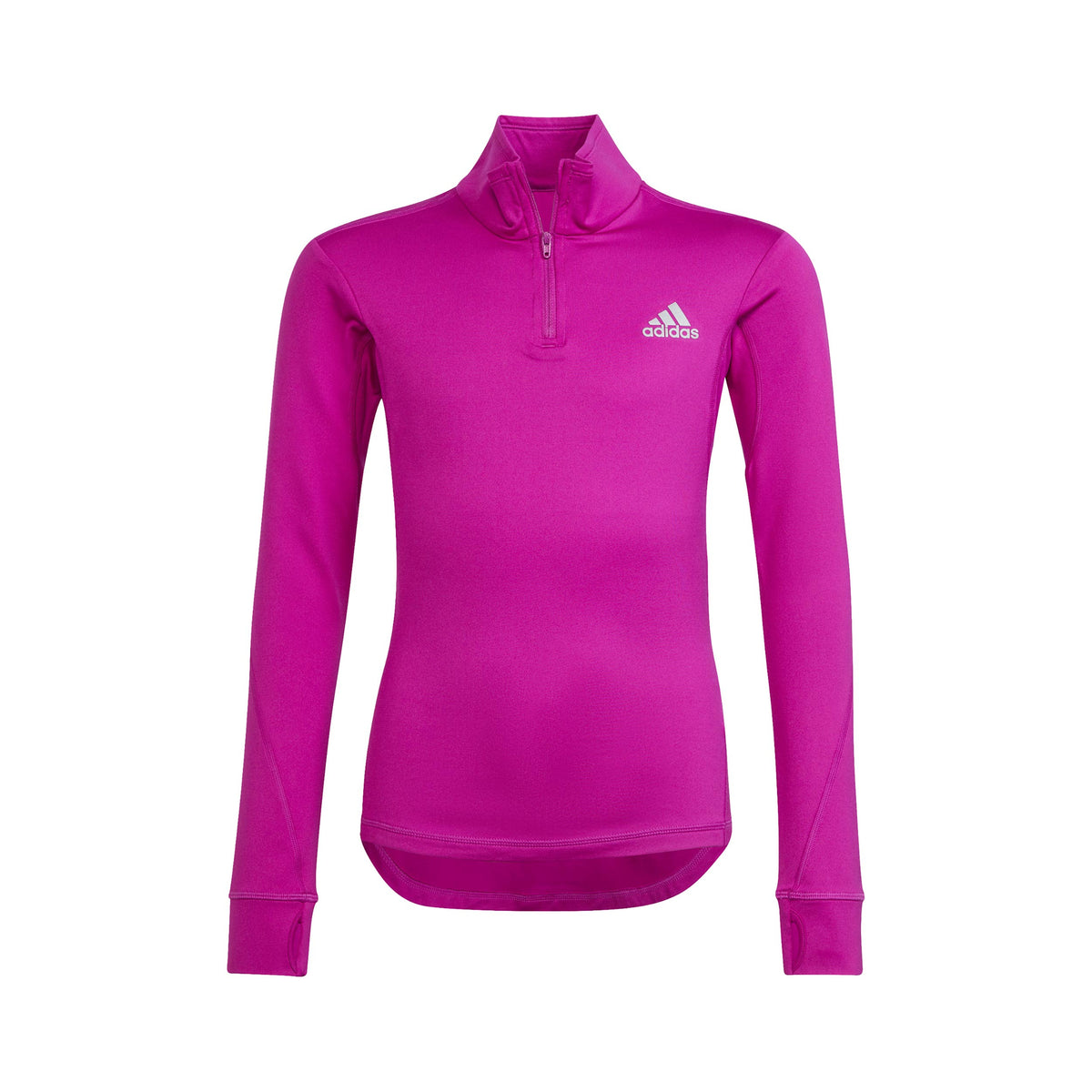 adidas Half-Zip S dlouhým rukávem Dívky - růžová,